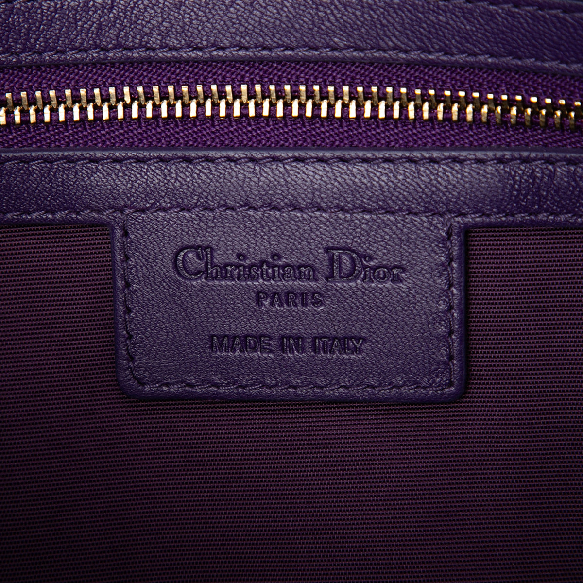 Dior Calfskin Cannage Rose Clutch