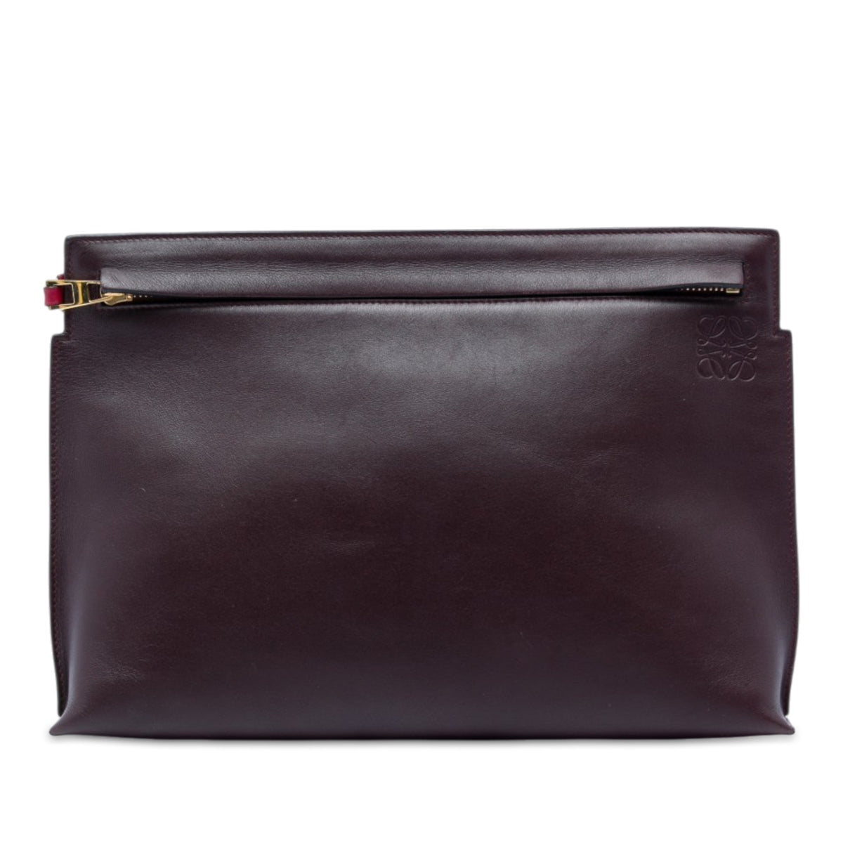 LOEWE Bicolor Leather Anagram T Pouch