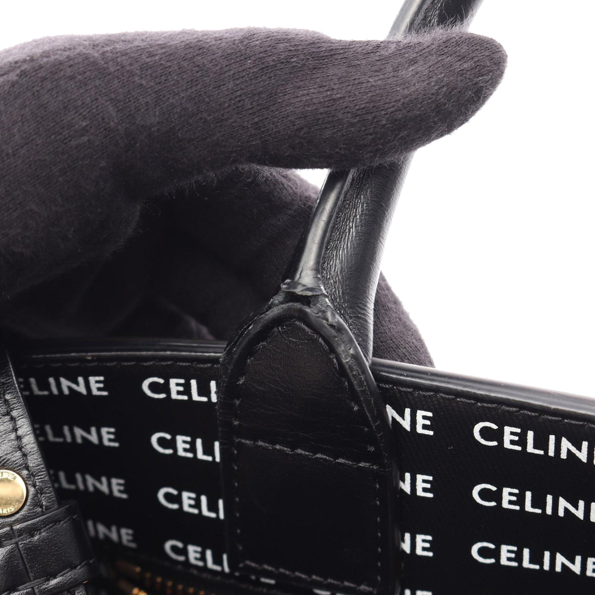 Celine Small Logo Vertical Cabas Tote