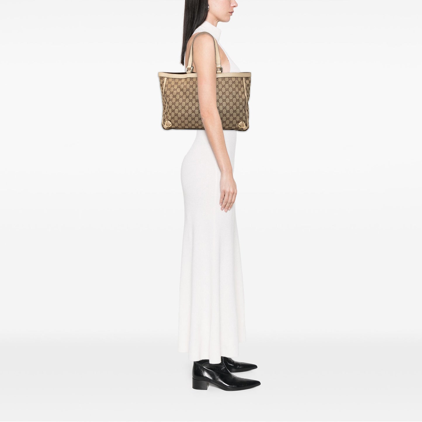 Gucci GG Canvas Abbey D Ring Tote