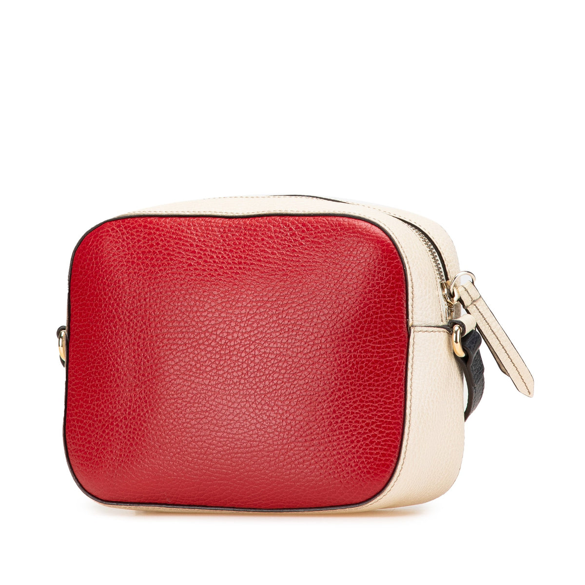 Gucci Small Tricolor Leather Soho Disco Crossbody — Red