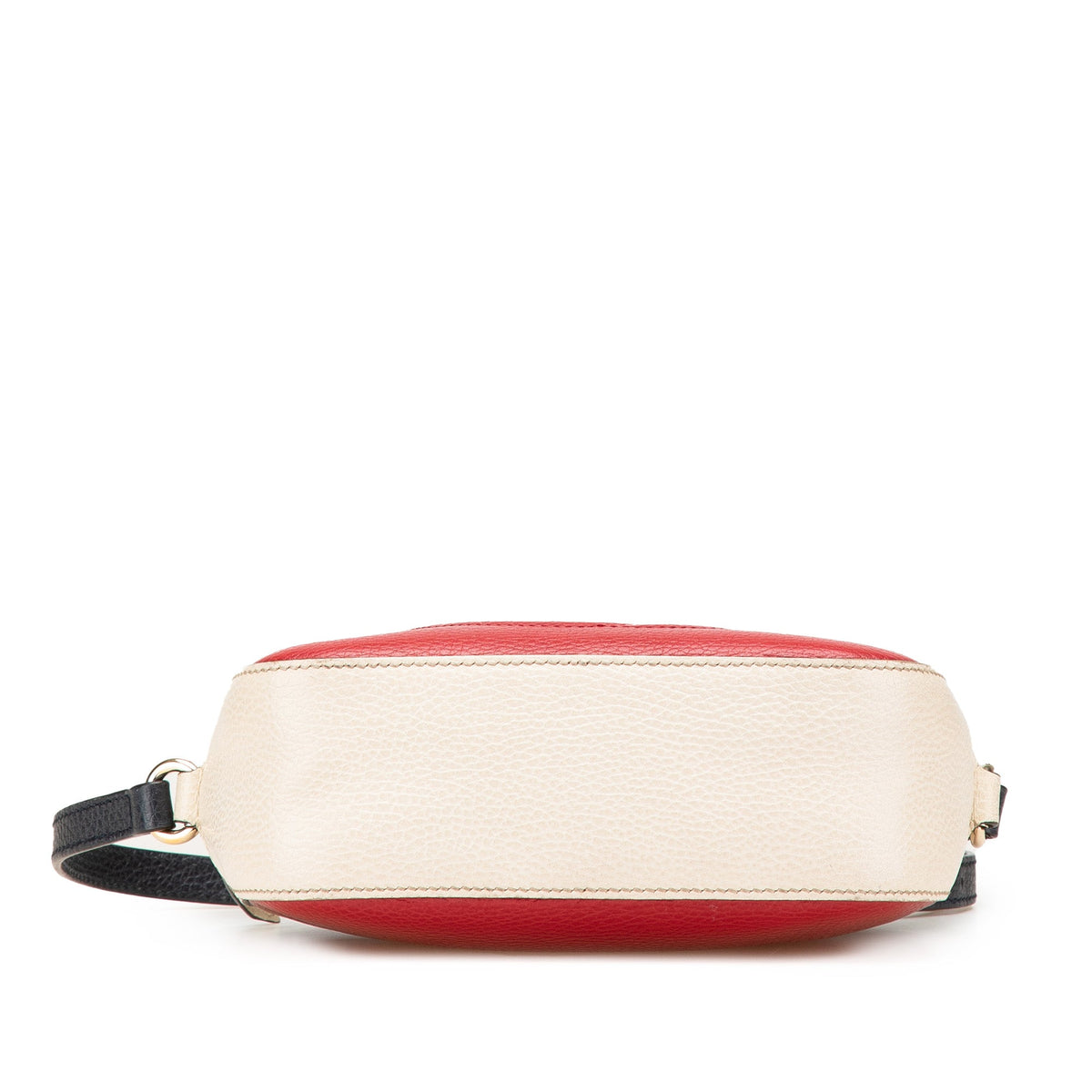 Gucci Small Tricolor Leather Soho Disco Crossbody — Red