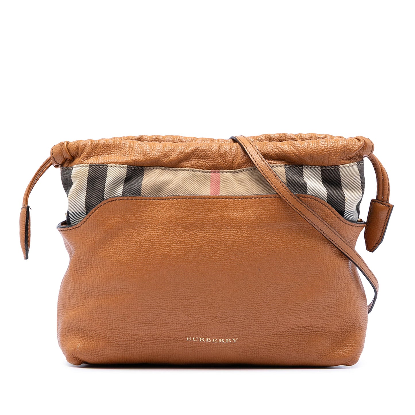 Burberry House Check Canvas and Calfskin Little Crush Crossbody