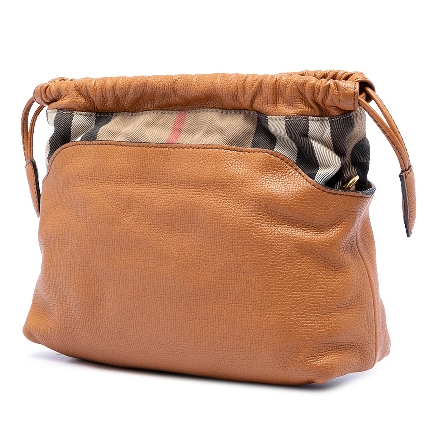 Burberry House Check Canvas and Calfskin Little Crush Crossbody