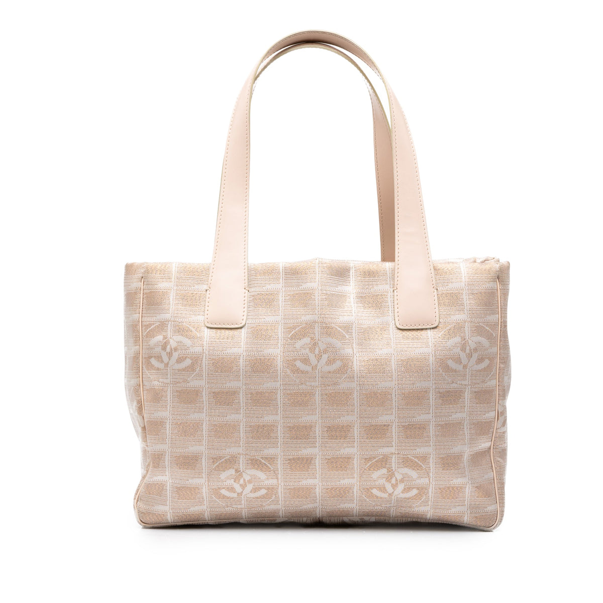 Chanel New Travel Line Nylon Tote — Beige