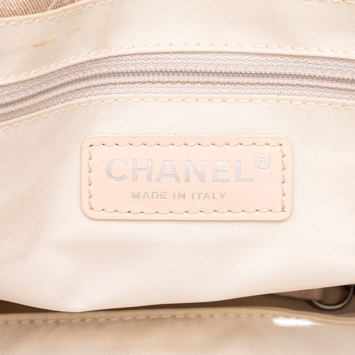 Chanel New Travel Line Nylon Tote — Beige