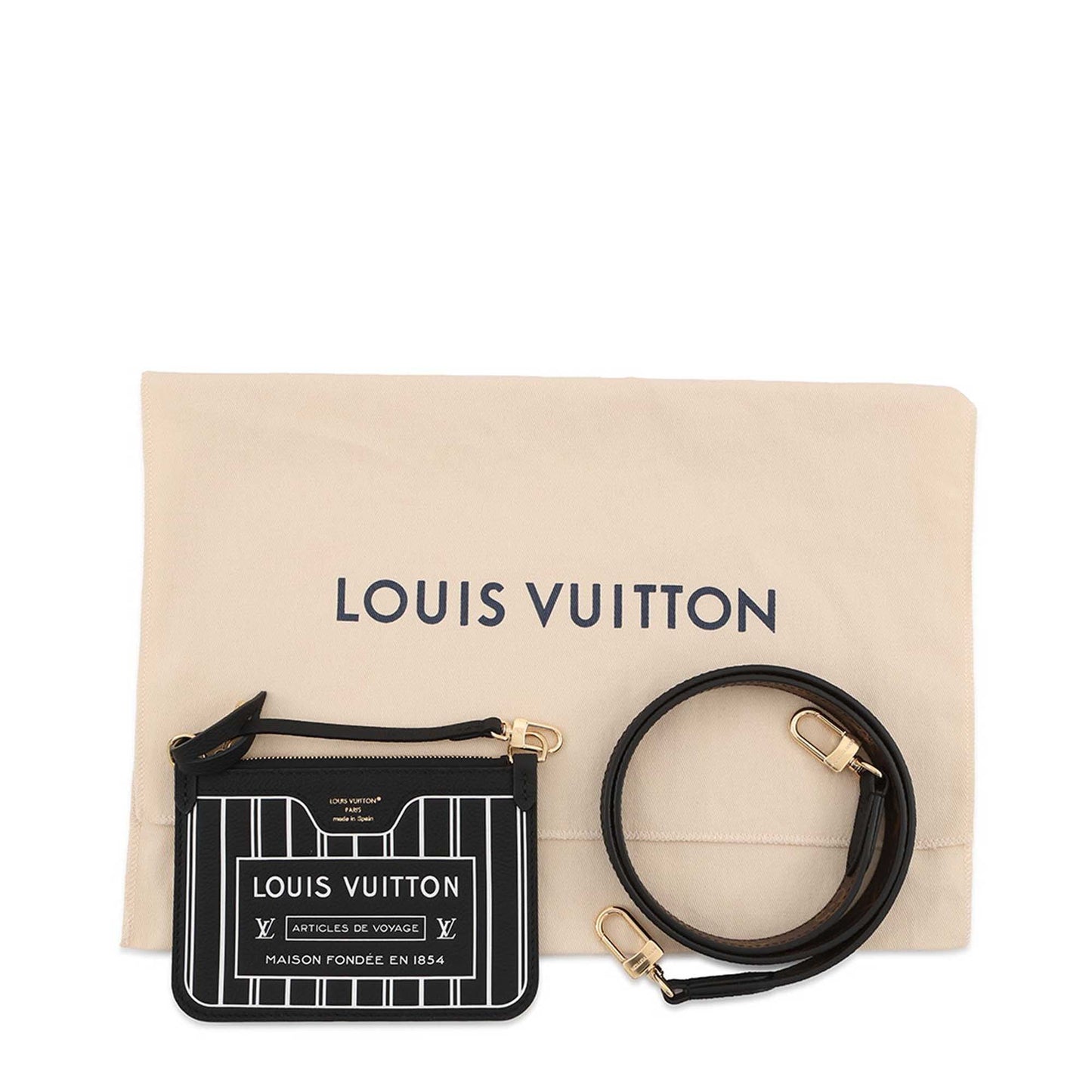 Louis Vuitton Monogram Neverfull Bandouliere Inside Out BB