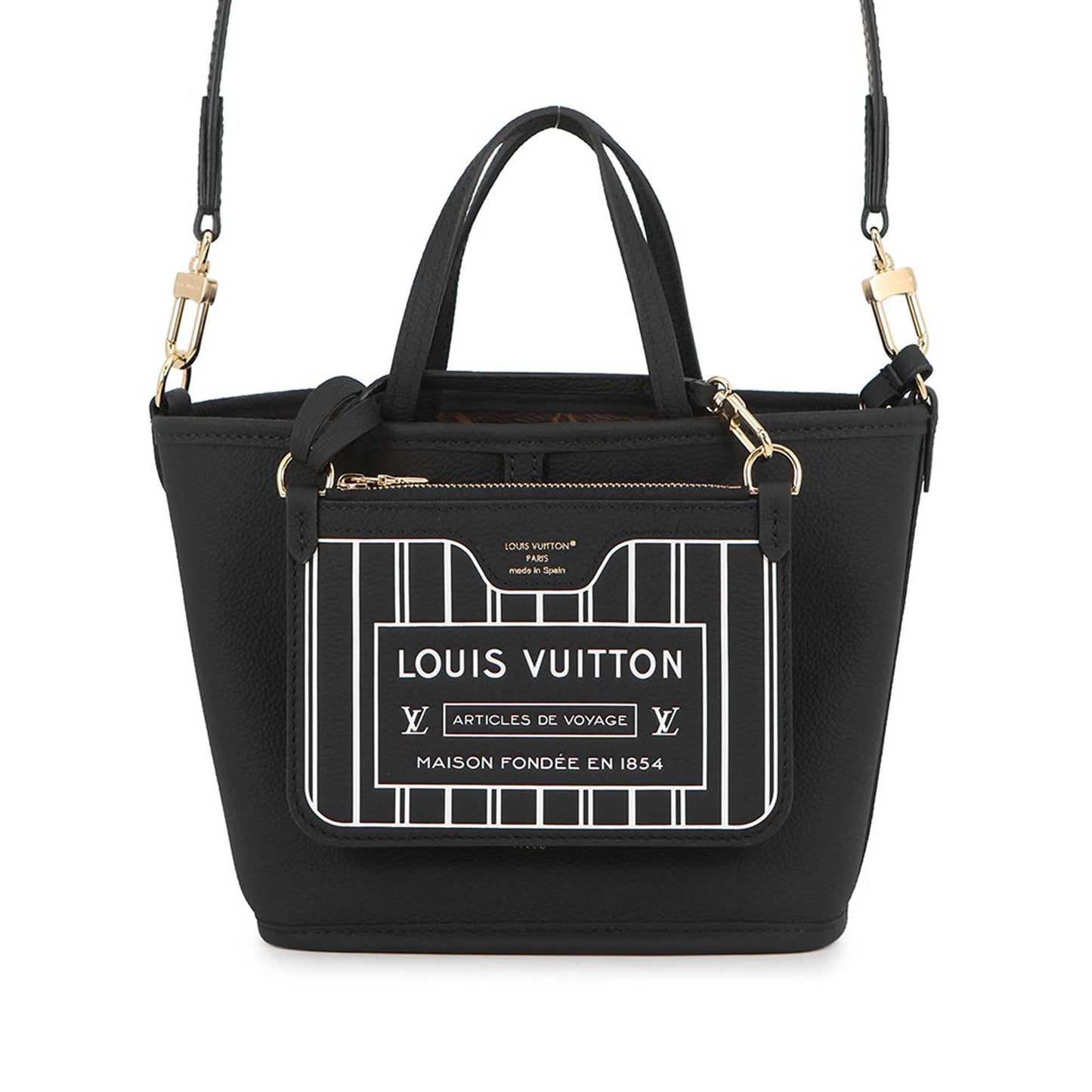Louis Vuitton Monogram Neverfull Bandouliere Inside Out BB