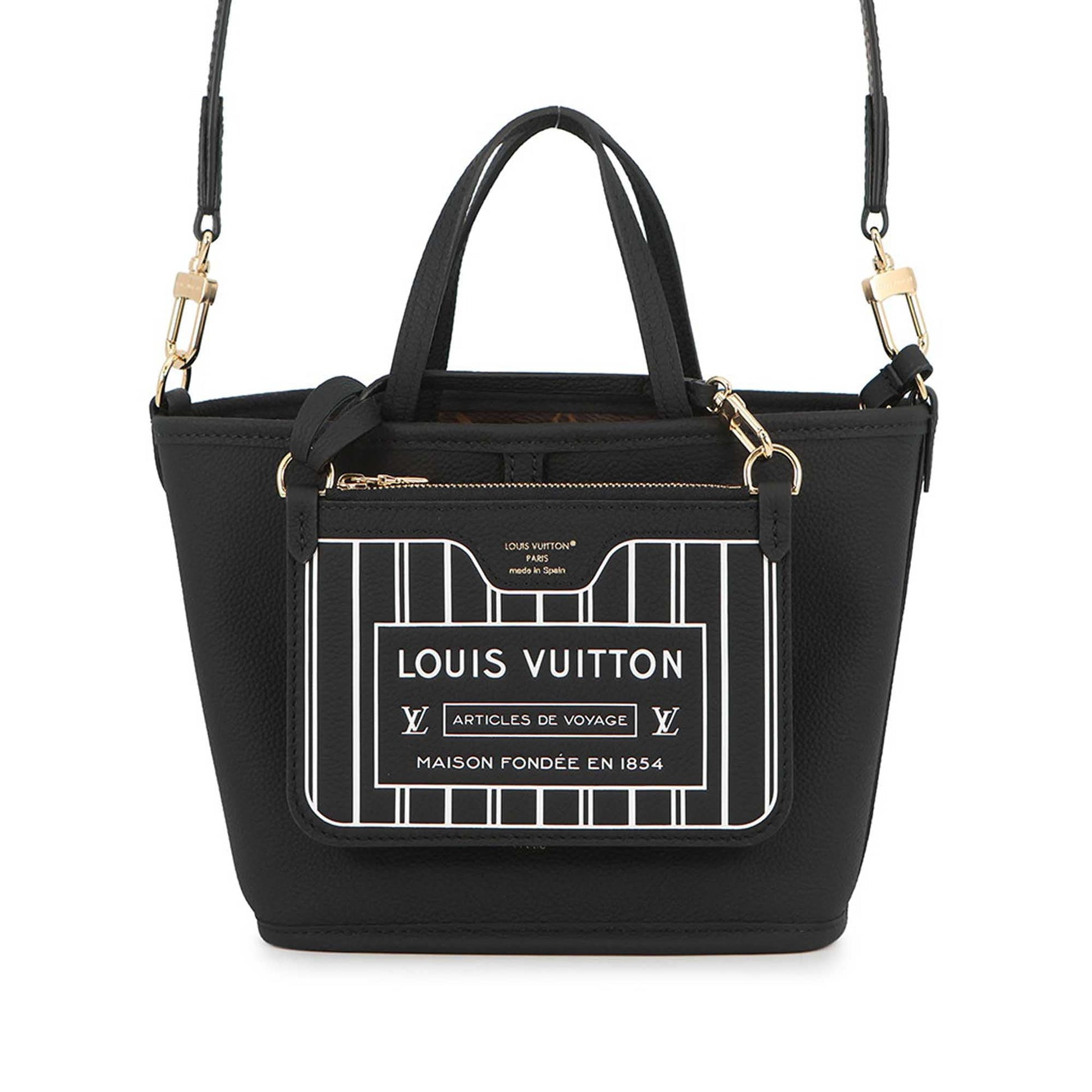 Louis Vuitton Monogram Neverfull Bandouliere Inside Out BB