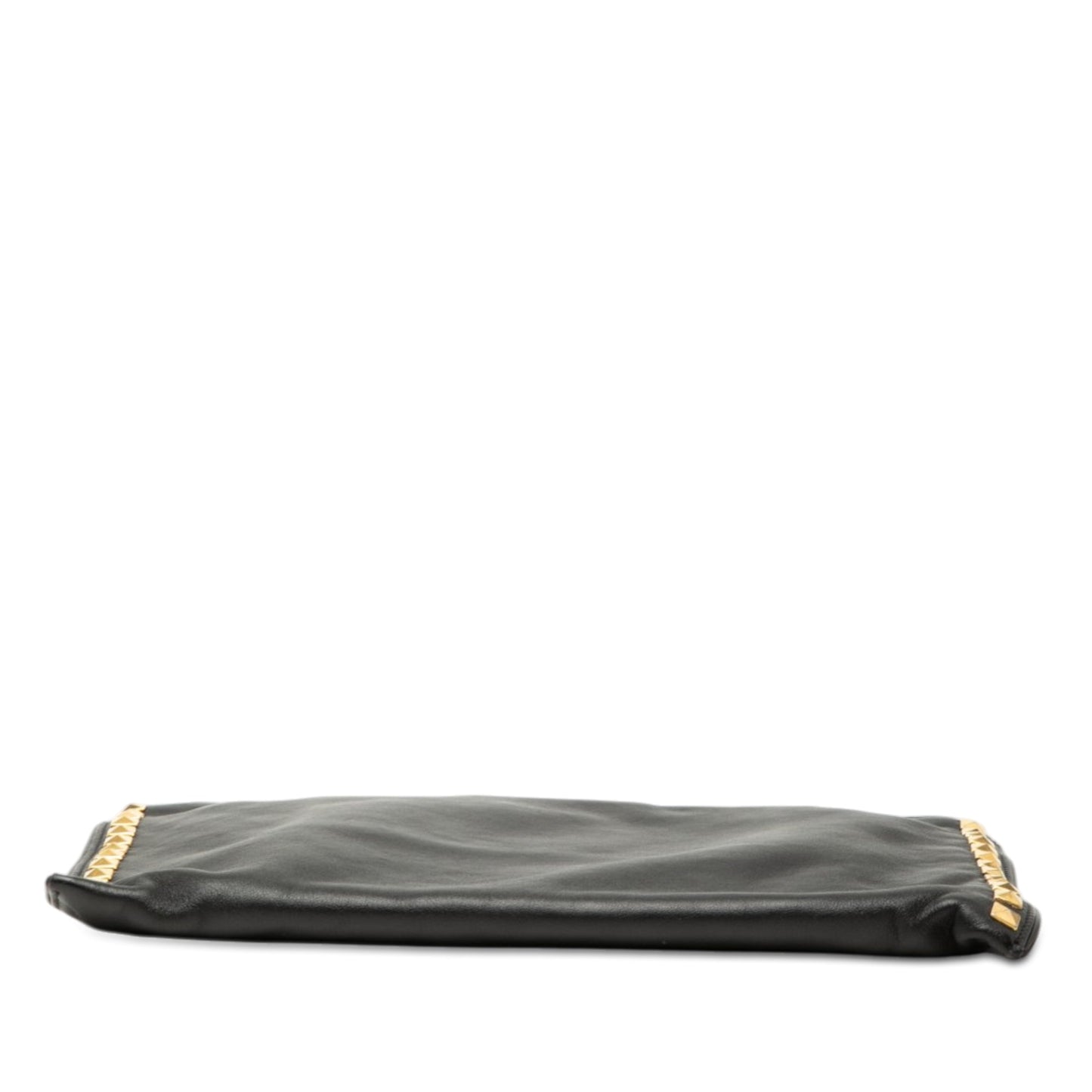 Miu Miu Studded Leather Zip Clutch