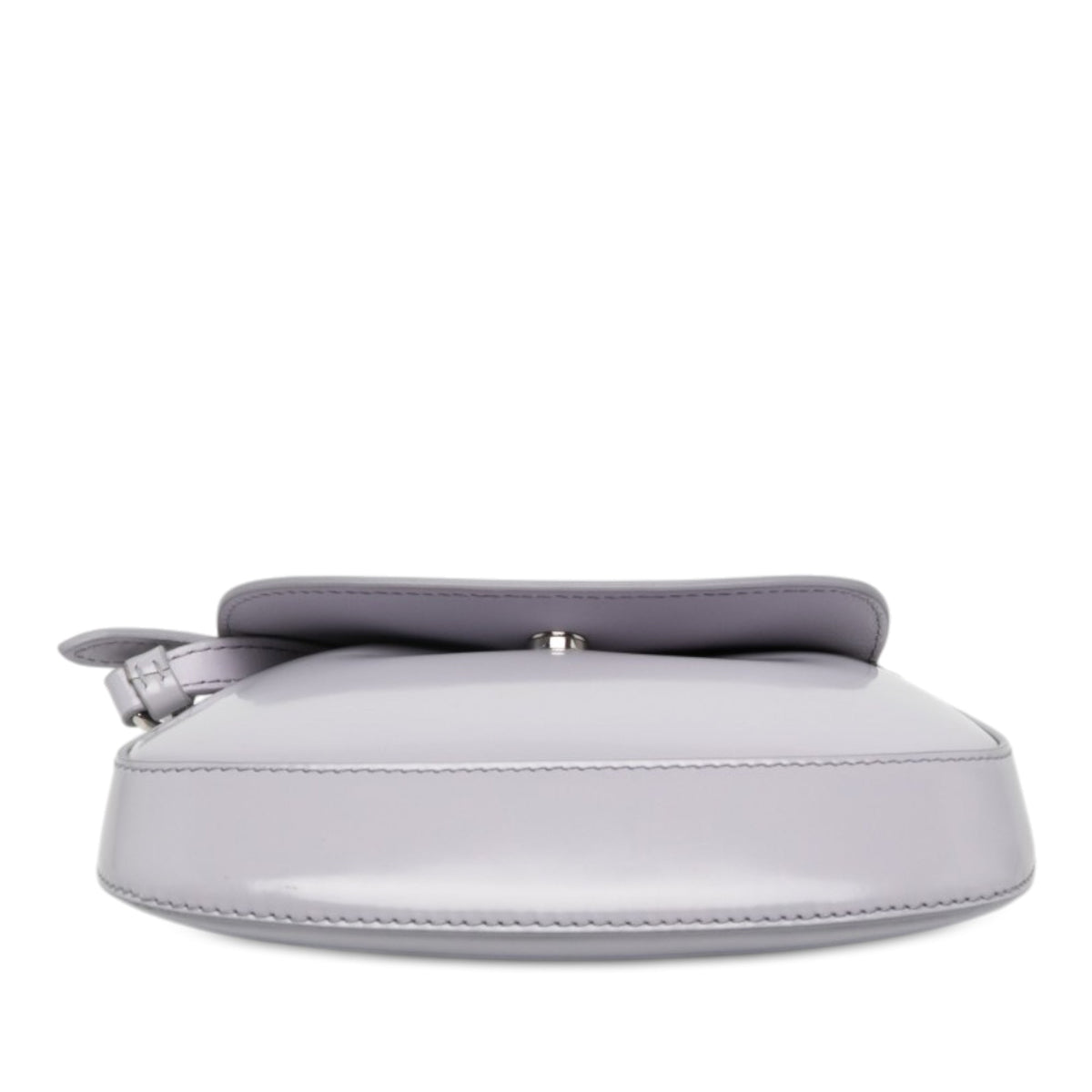 Prada Mini Brushed Leather Cleo Flap — Purple
