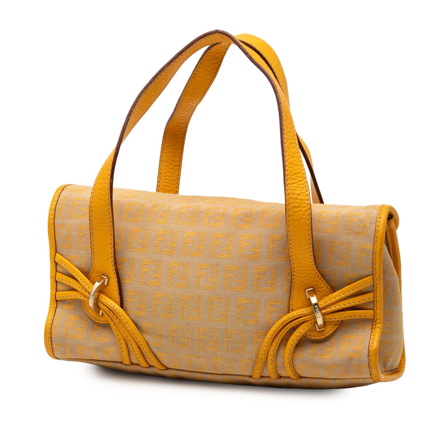 Fendi Zucchino Canvas Handbag