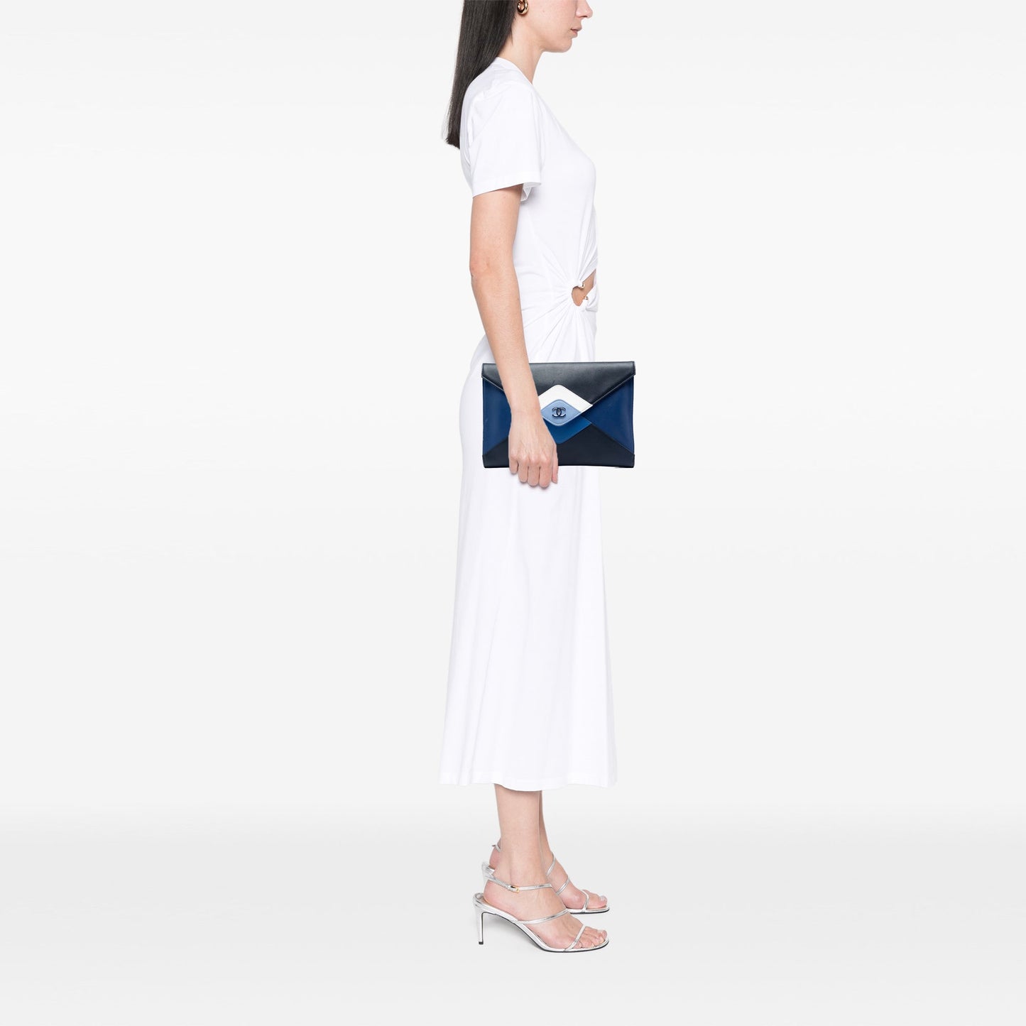 Chanel Lambskin Cocomail Envelope Clutch