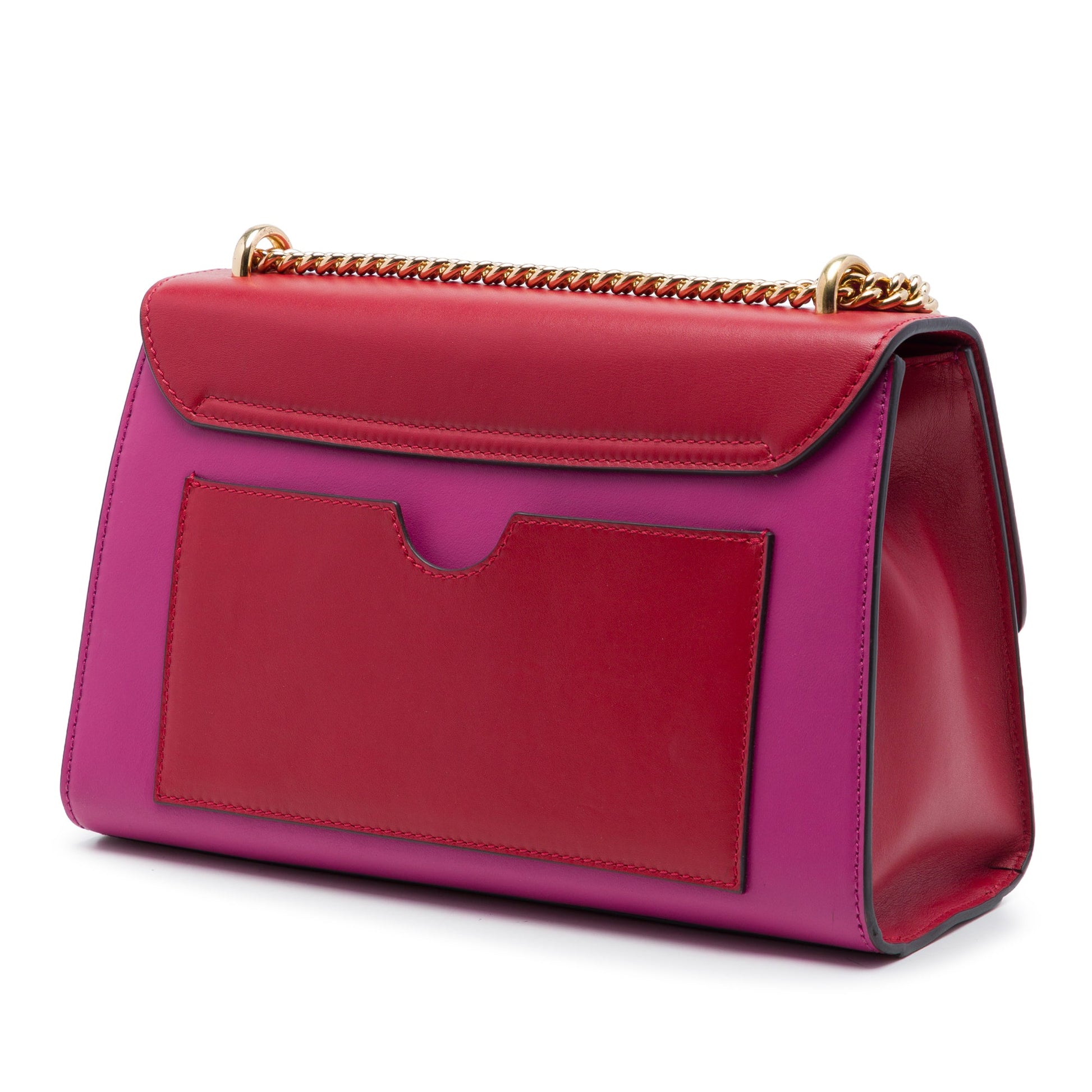 Gucci Medium Bicolor Leather Padlock Shoulder Bag