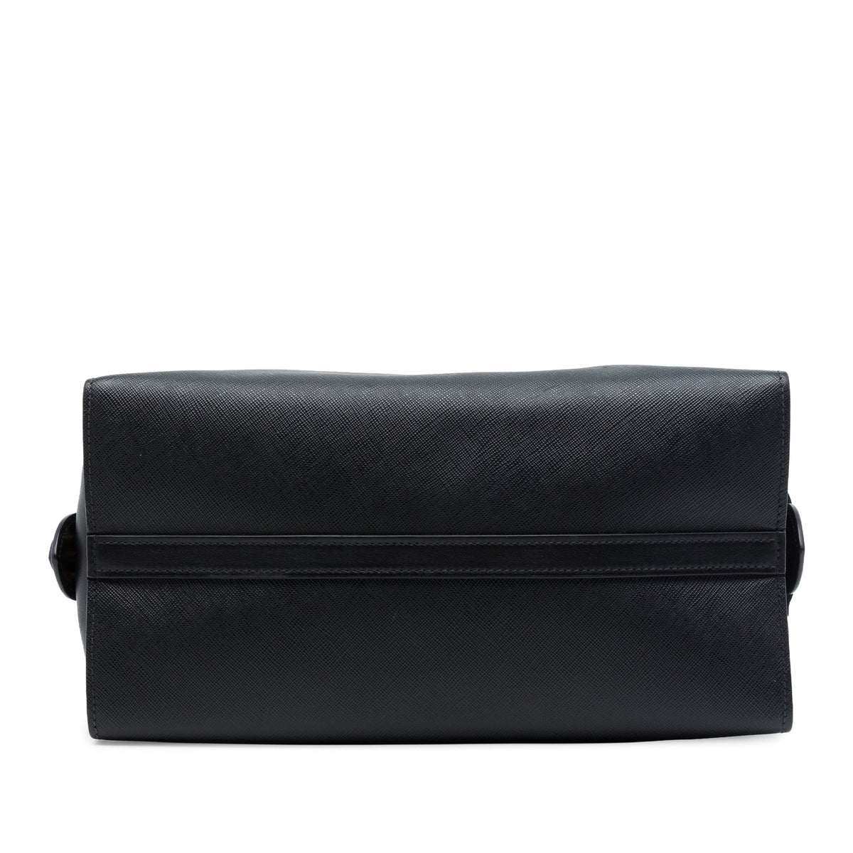 Prada Saffiano and City Calf Esplanade Satchel — Black
