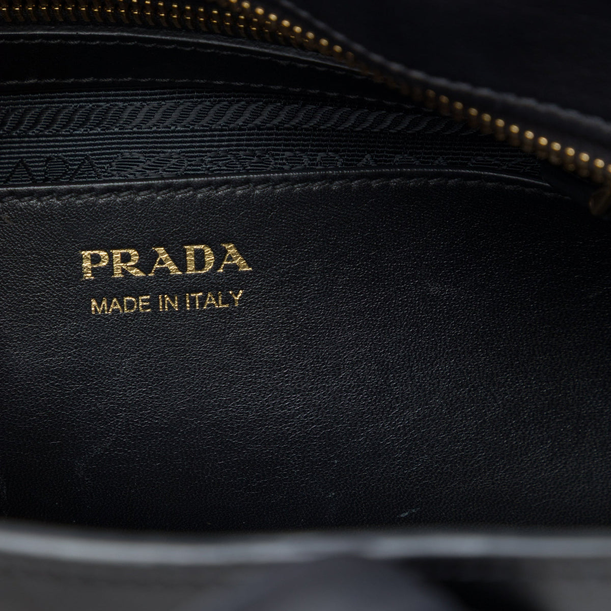 Prada Saffiano and City Calf Esplanade Satchel — Black