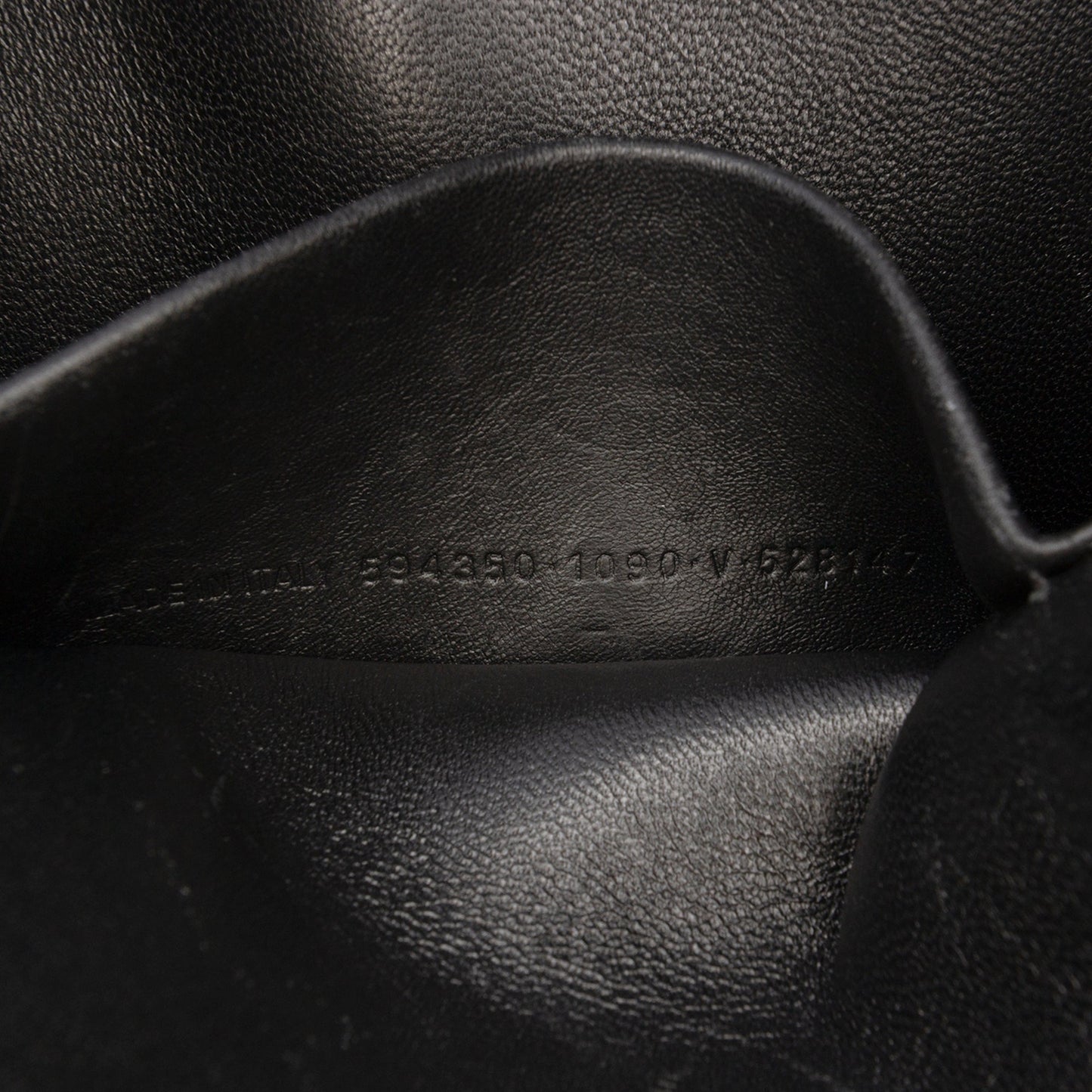 Balenciaga Leather Ville Logo Clutch