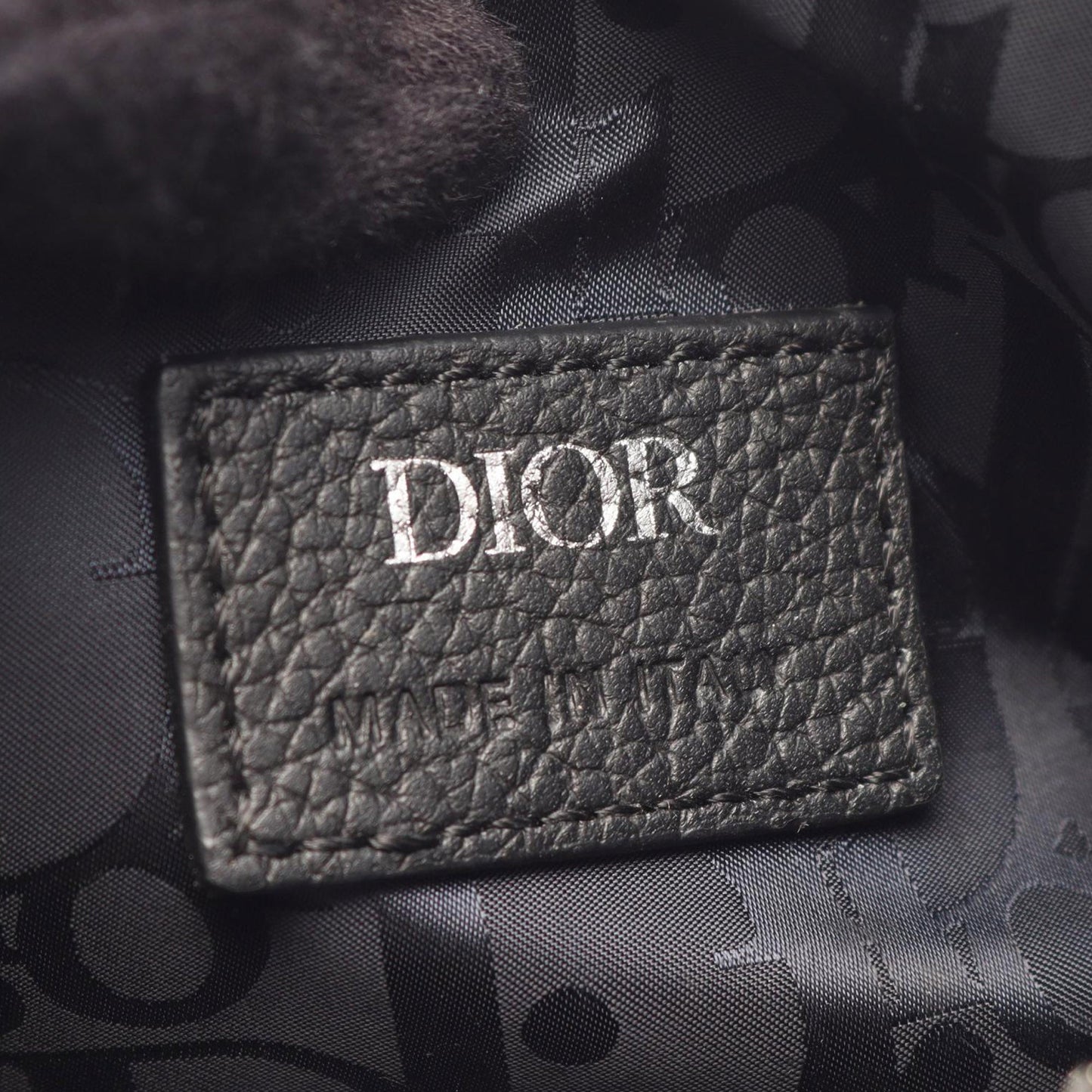 Dior Mini Leather Roller Bag