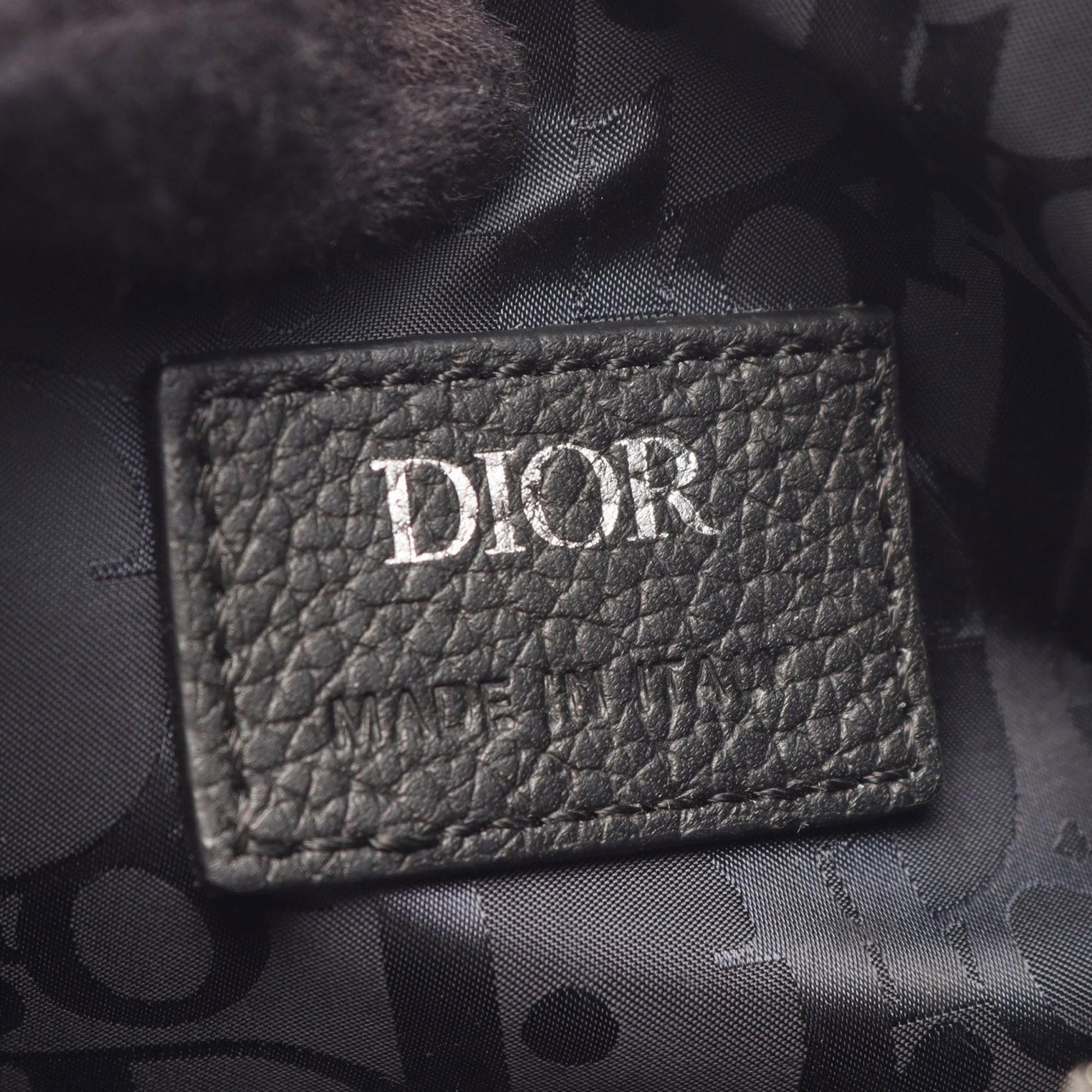 Dior Mini Leather Roller Bag