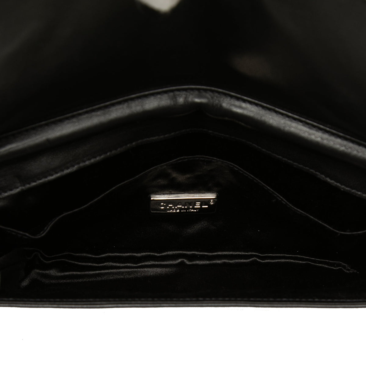Chanel Quilted Lambskin Butterfly Clutch With Chain
