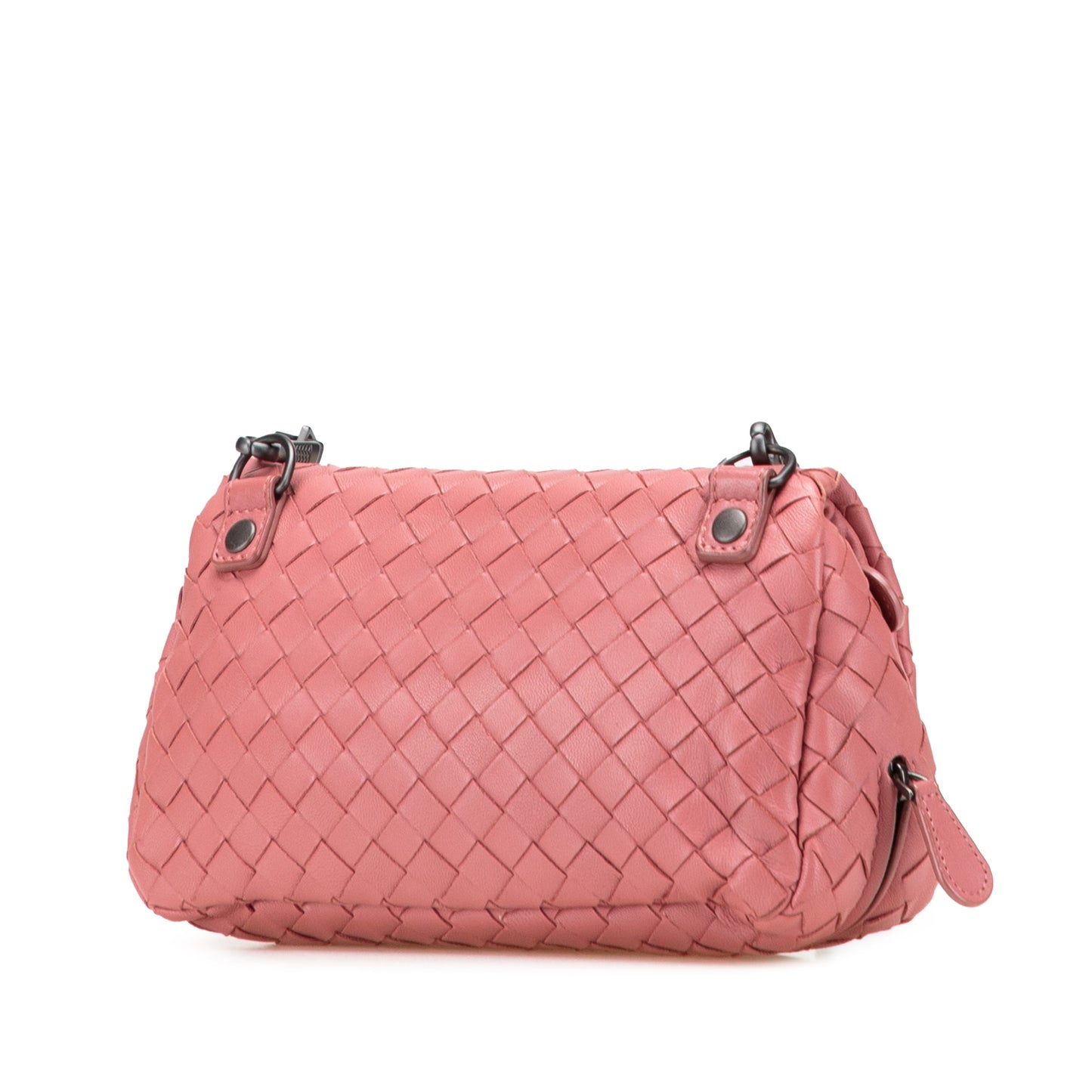 Bottega Veneta Mini Nappa Intrecciato Expandable Chain Crossbody