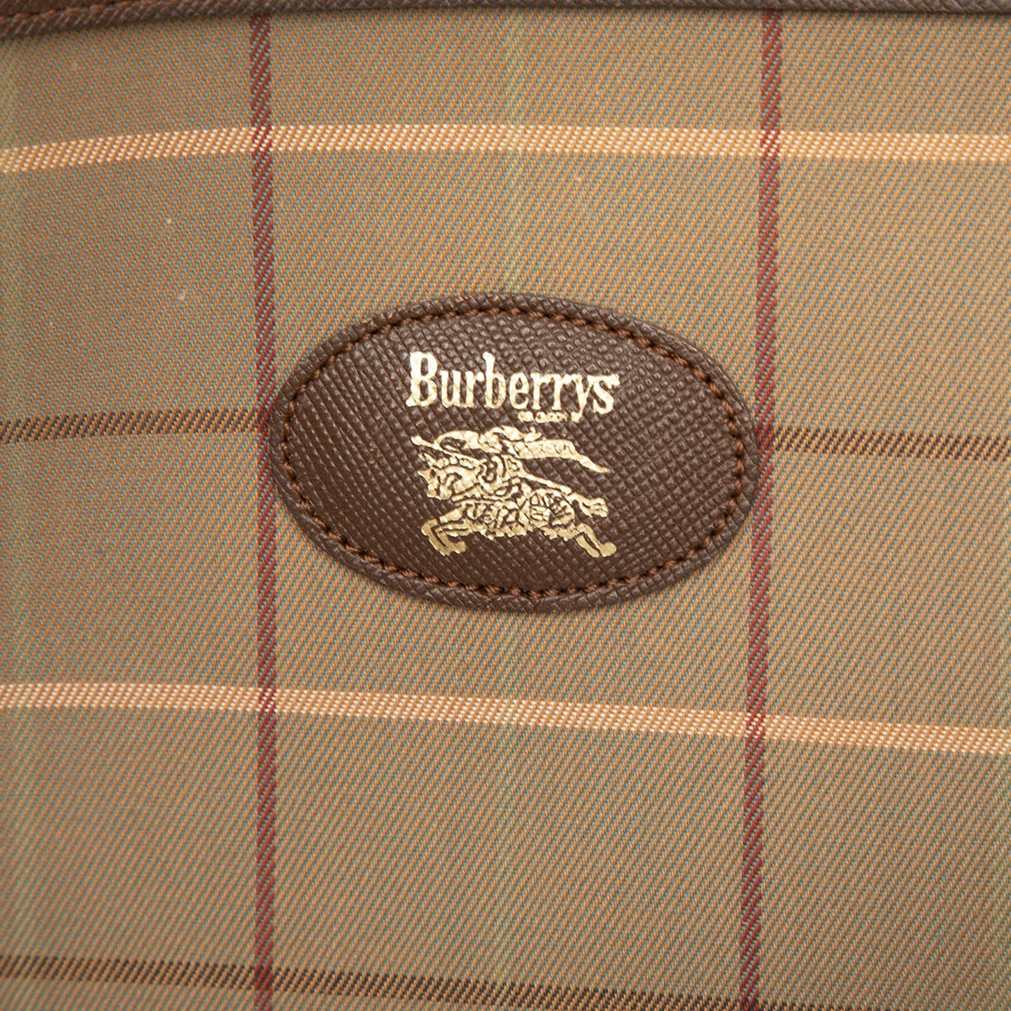Burberry Vintage Check Canvas Clutch