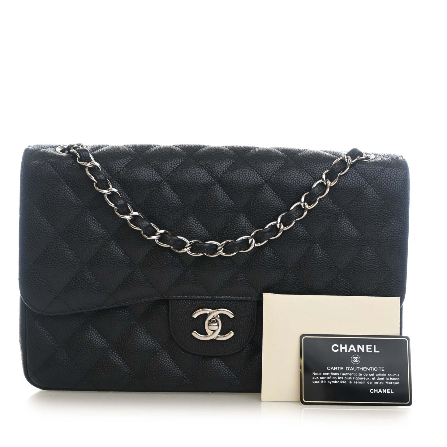 Chanel Jumbo Classic Caviar Double Flap