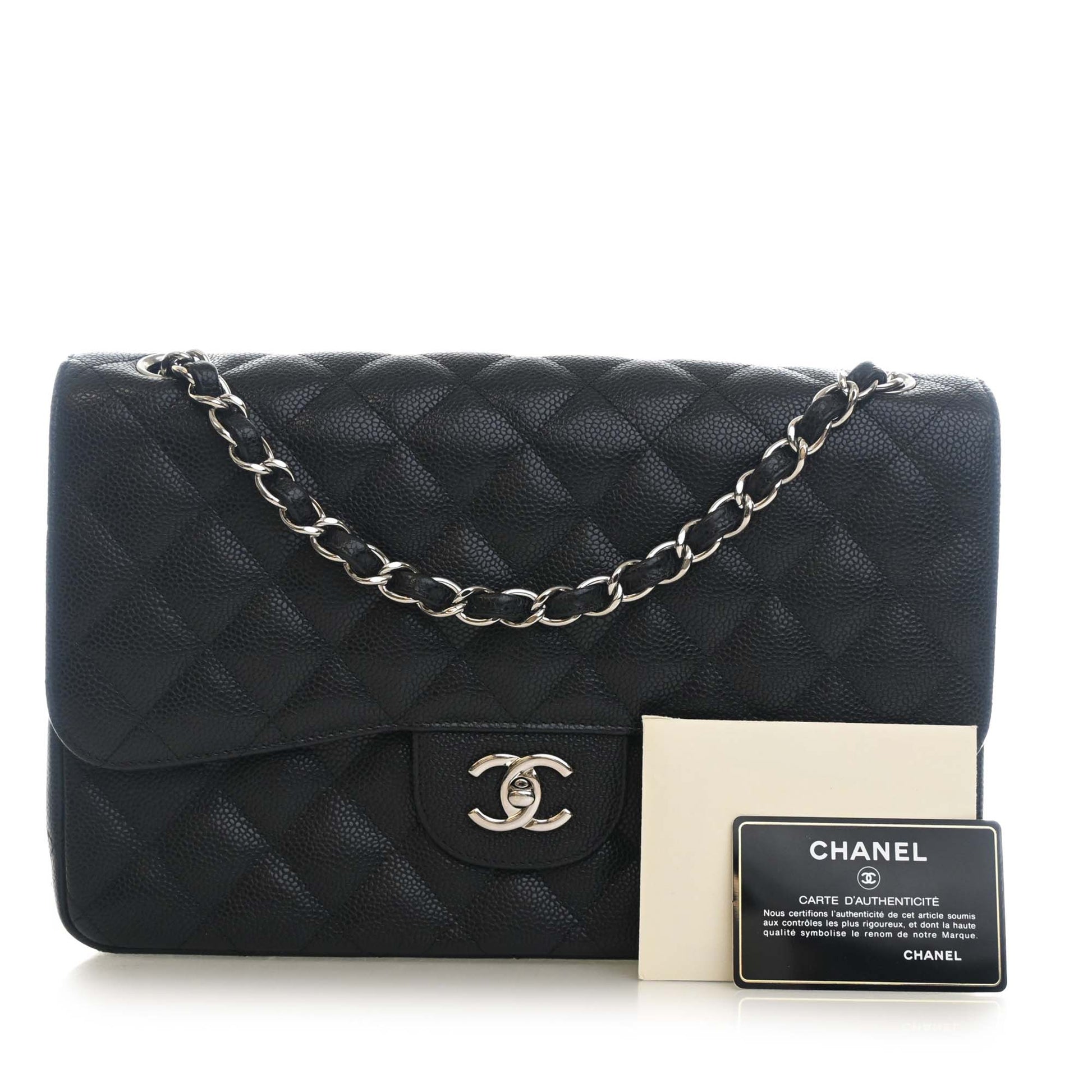 Chanel Jumbo Classic Caviar Double Flap