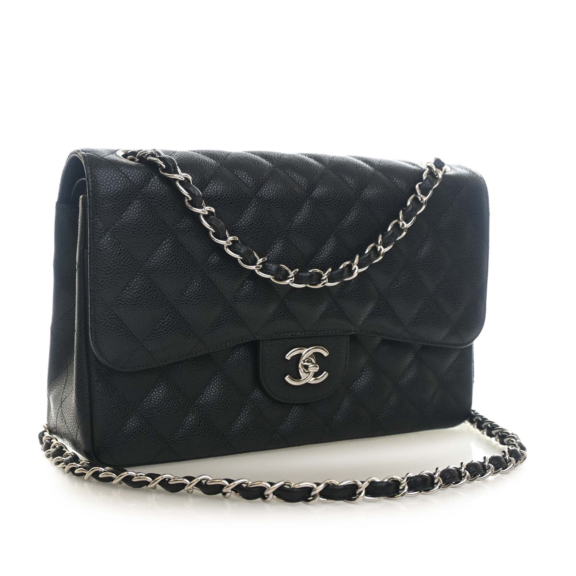 Chanel Jumbo Classic Caviar Double Flap