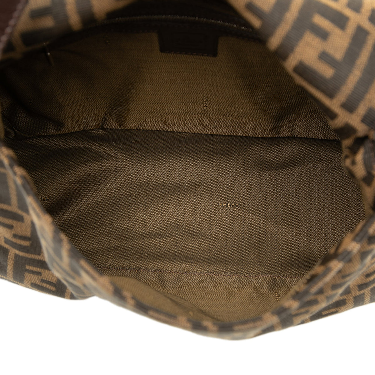 Fendi Zucca Canvas Mamma Forever — Brown
