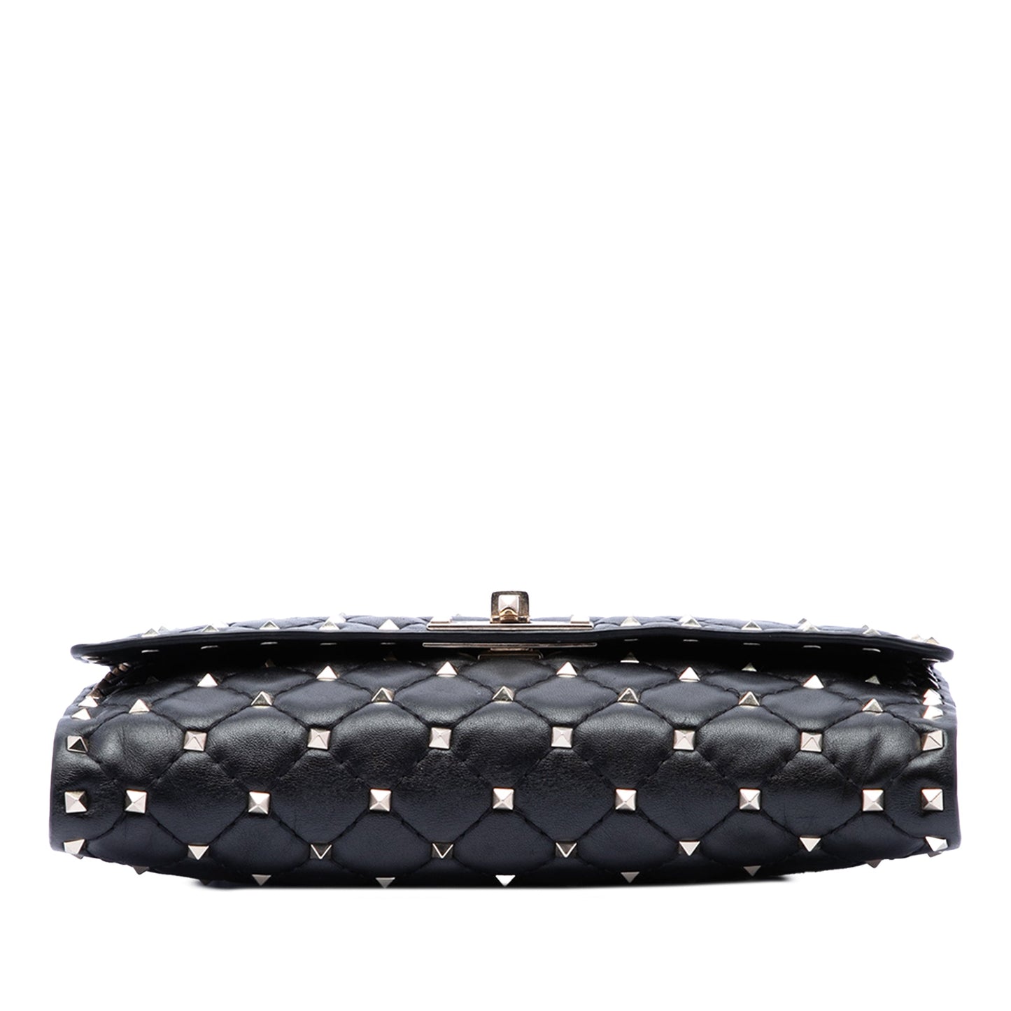 Valentino Nappa Rockstud Spike Wallet On Chain