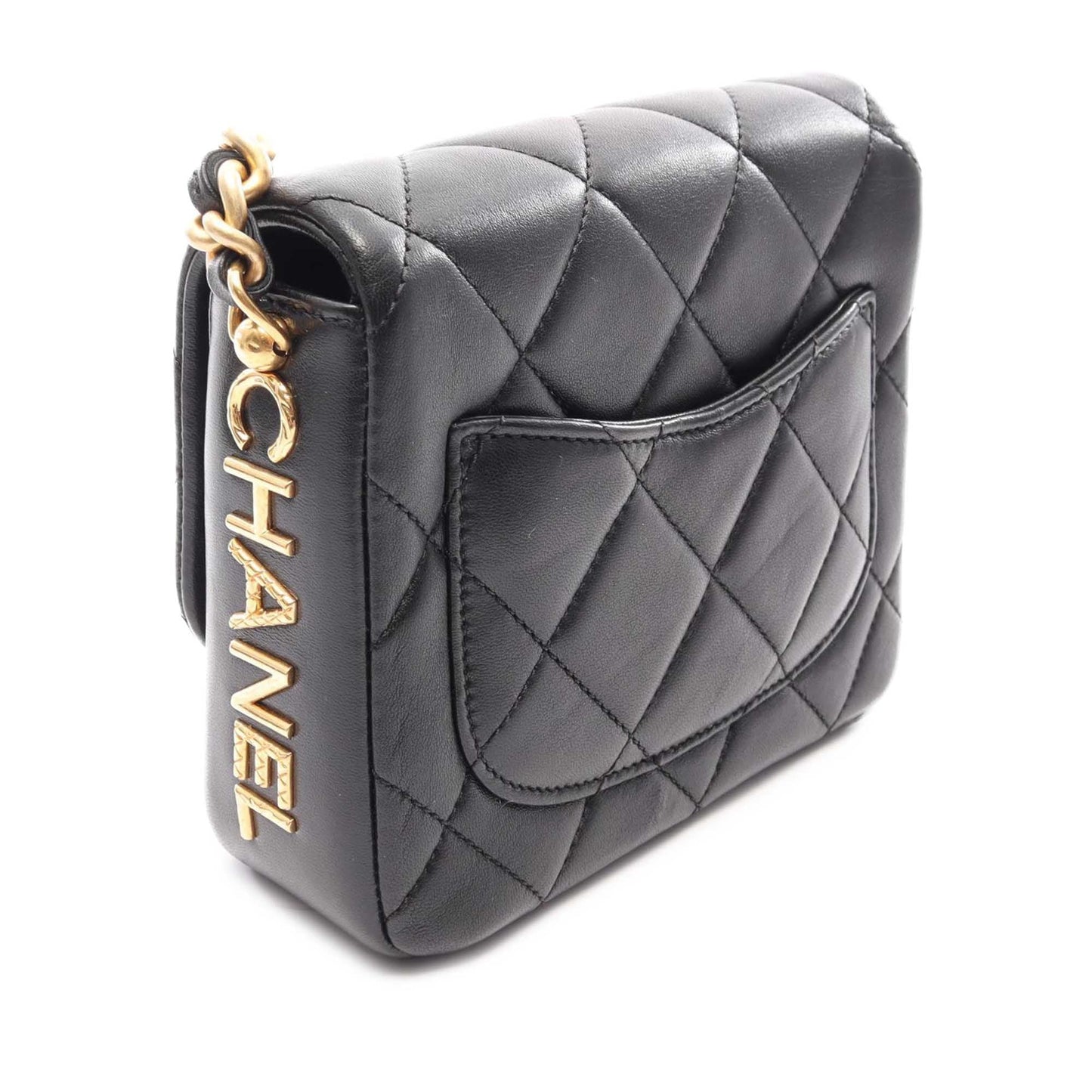 Chanel Mini Quilted Lambskin Side Note Flap