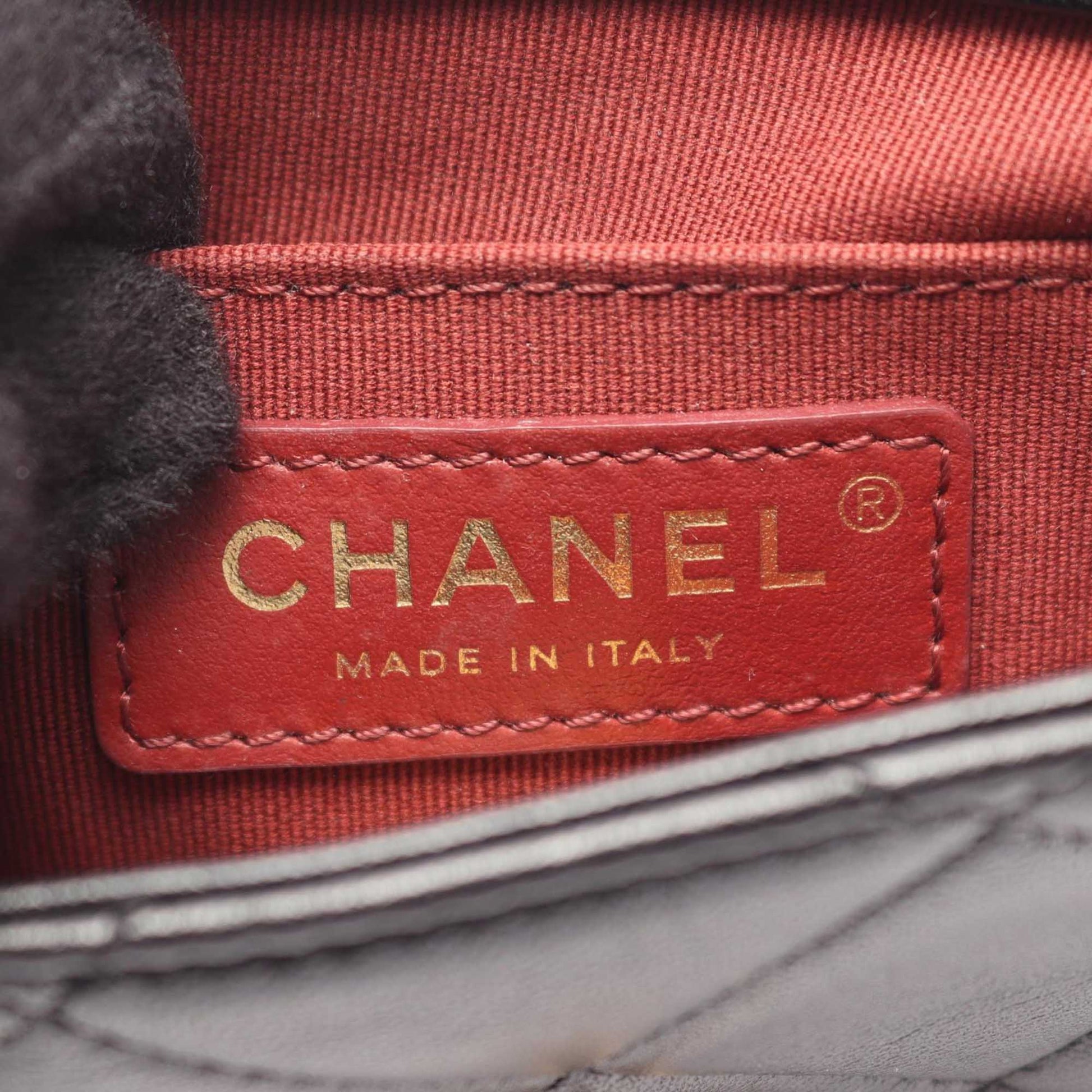 Chanel Mini Quilted Lambskin Side Note Flap