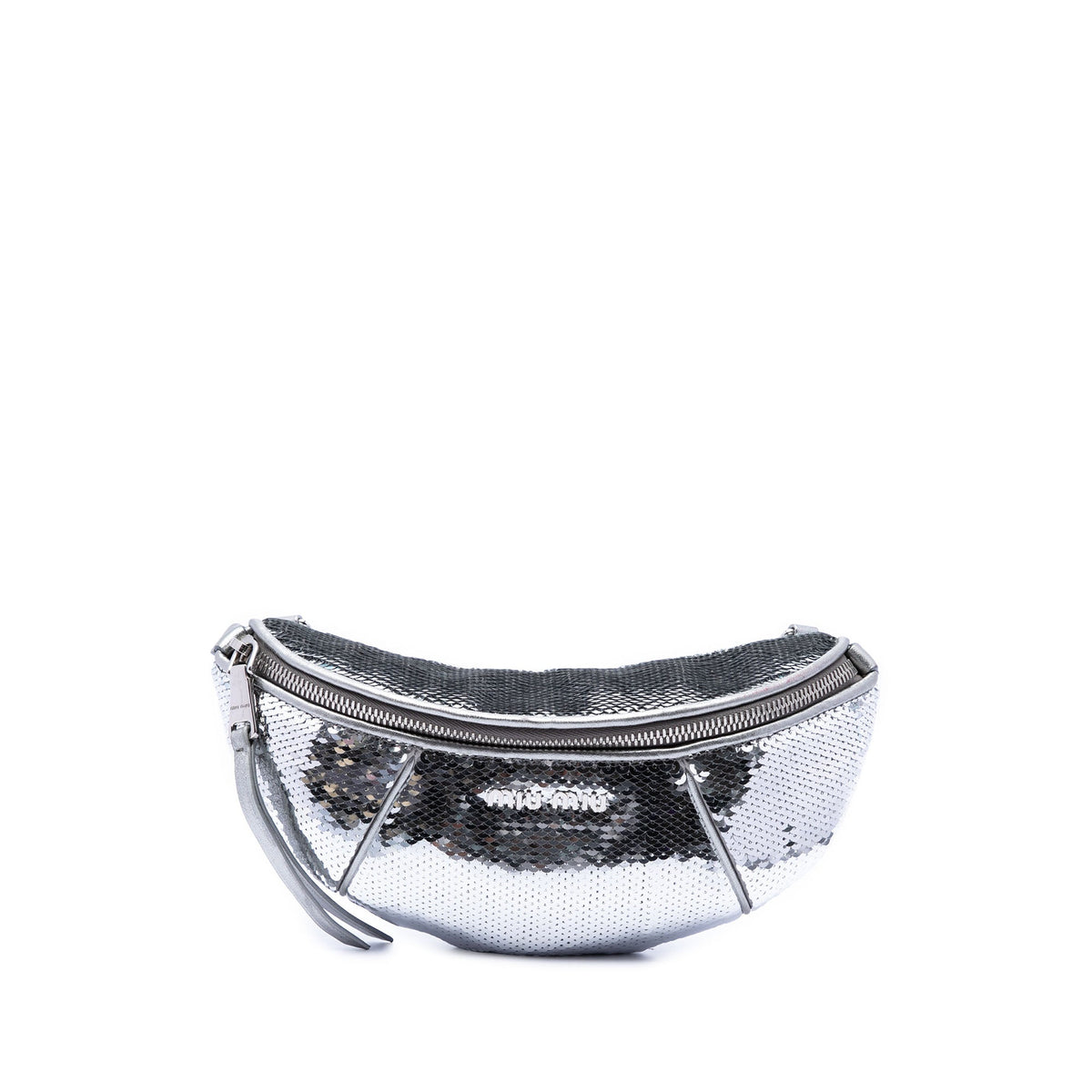 Miu Miu Metallic Calfskin Sequin Embellished Belt Bag