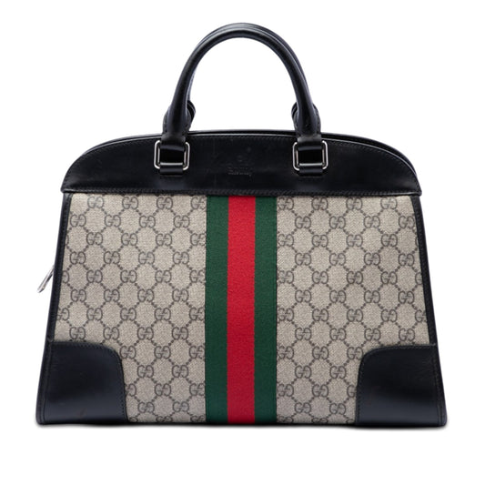 Gucci GG Supreme Web Dome Top Handle Bag