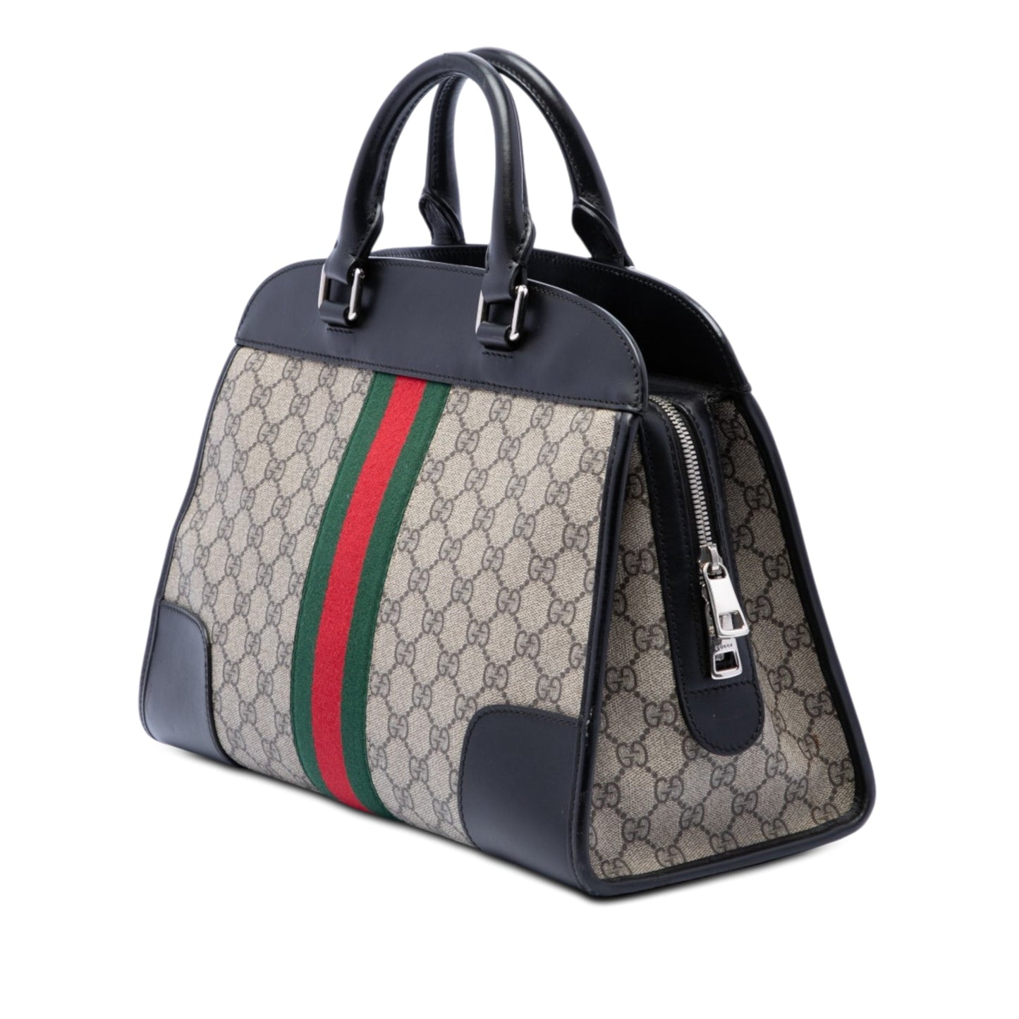 Gucci GG Supreme Web Dome Top Handle Bag