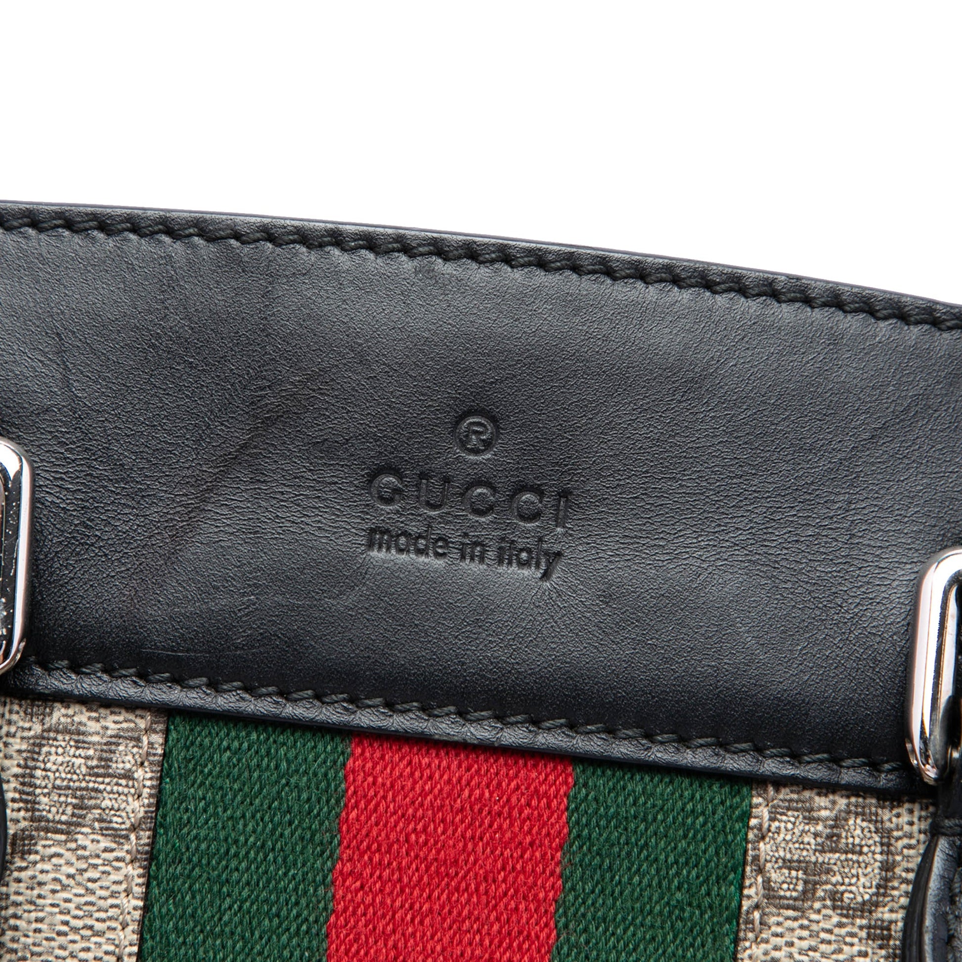 Gucci GG Supreme Web Dome Top Handle Bag