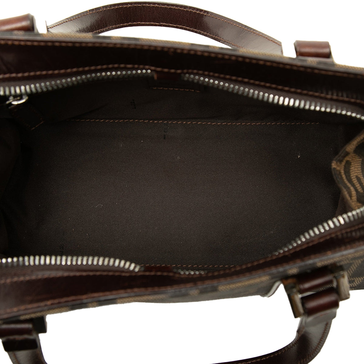 Fendi Zucca Canvas Handbag