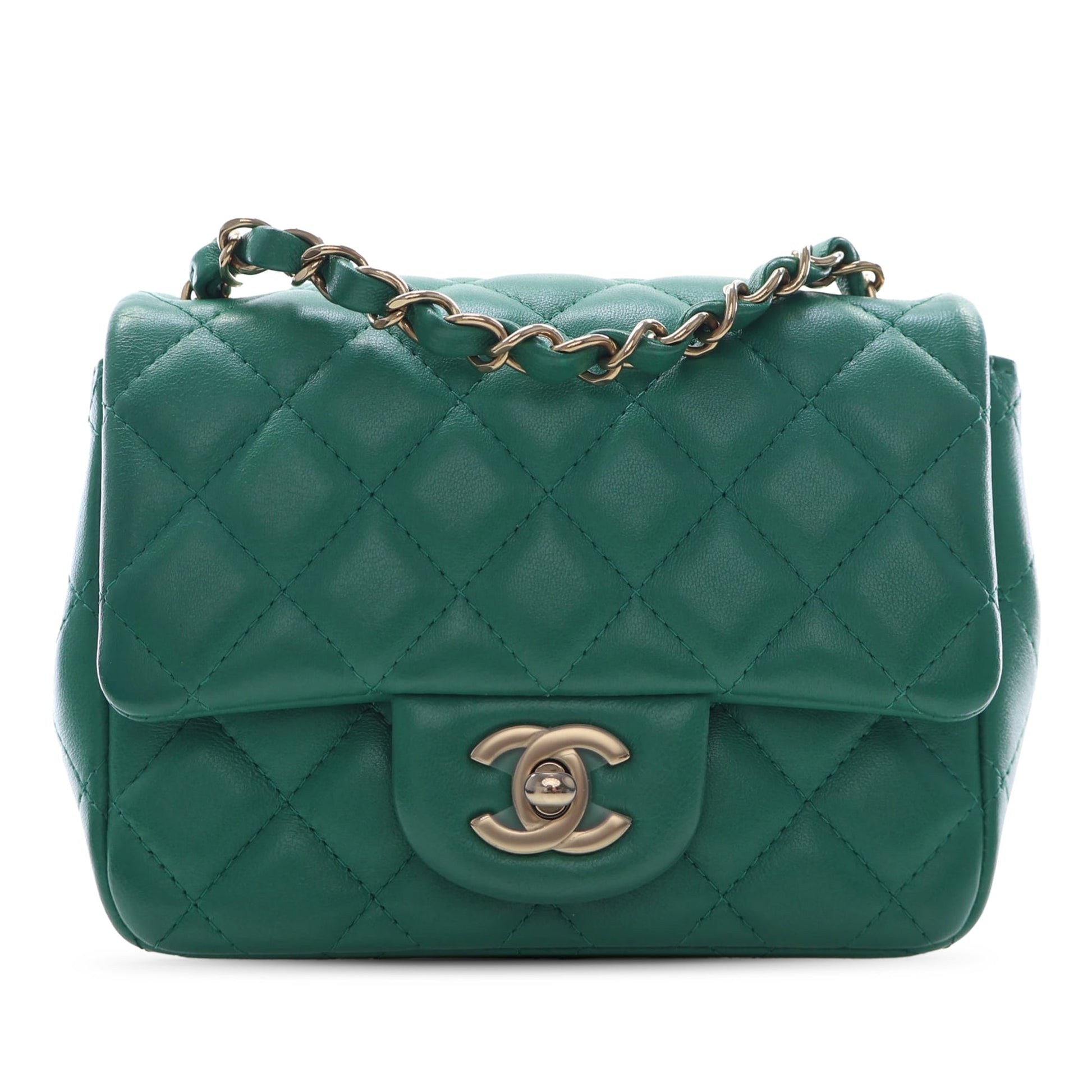Chanel Mini Square Classic Lambskin Single Flap