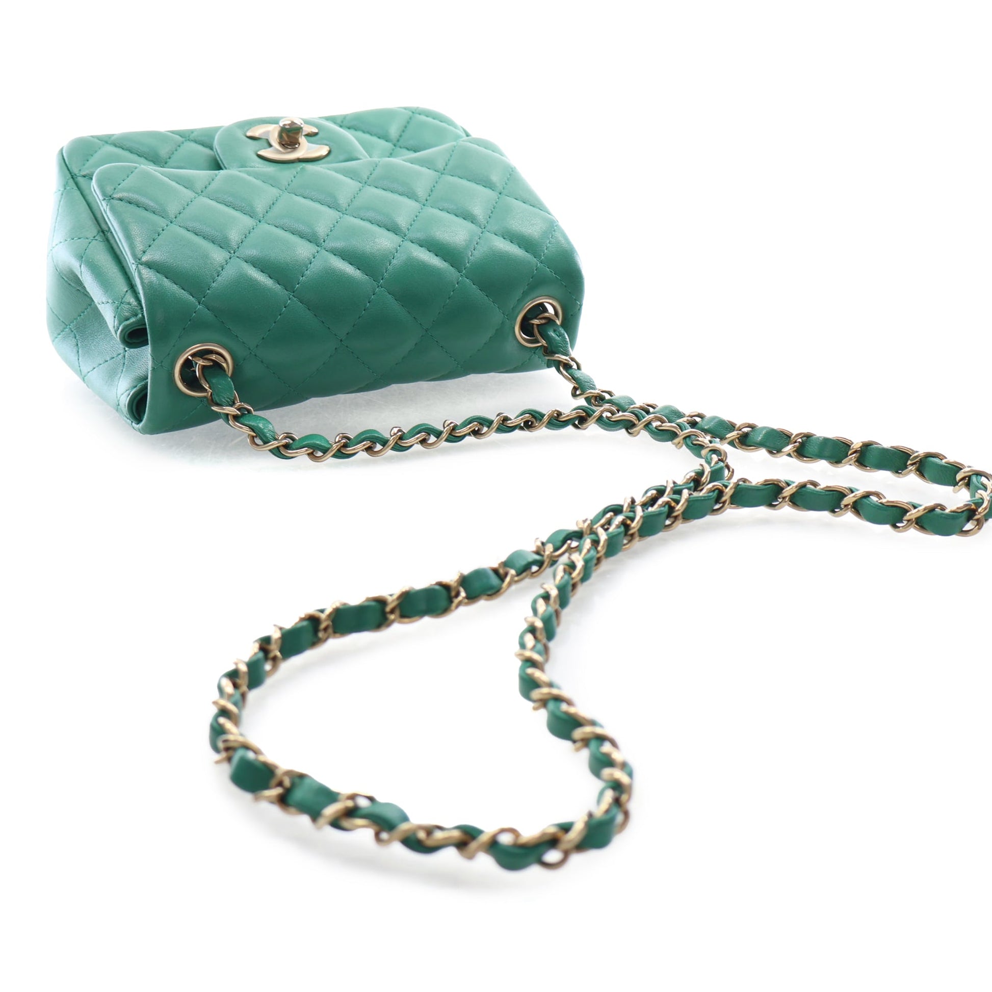 Chanel Mini Square Classic Lambskin Single Flap