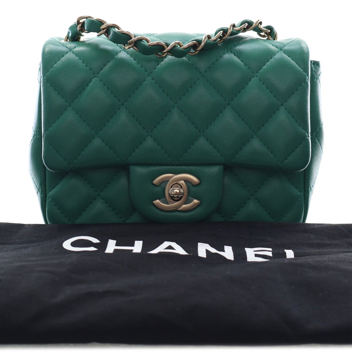 Chanel Mini Square Classic Lambskin Single Flap