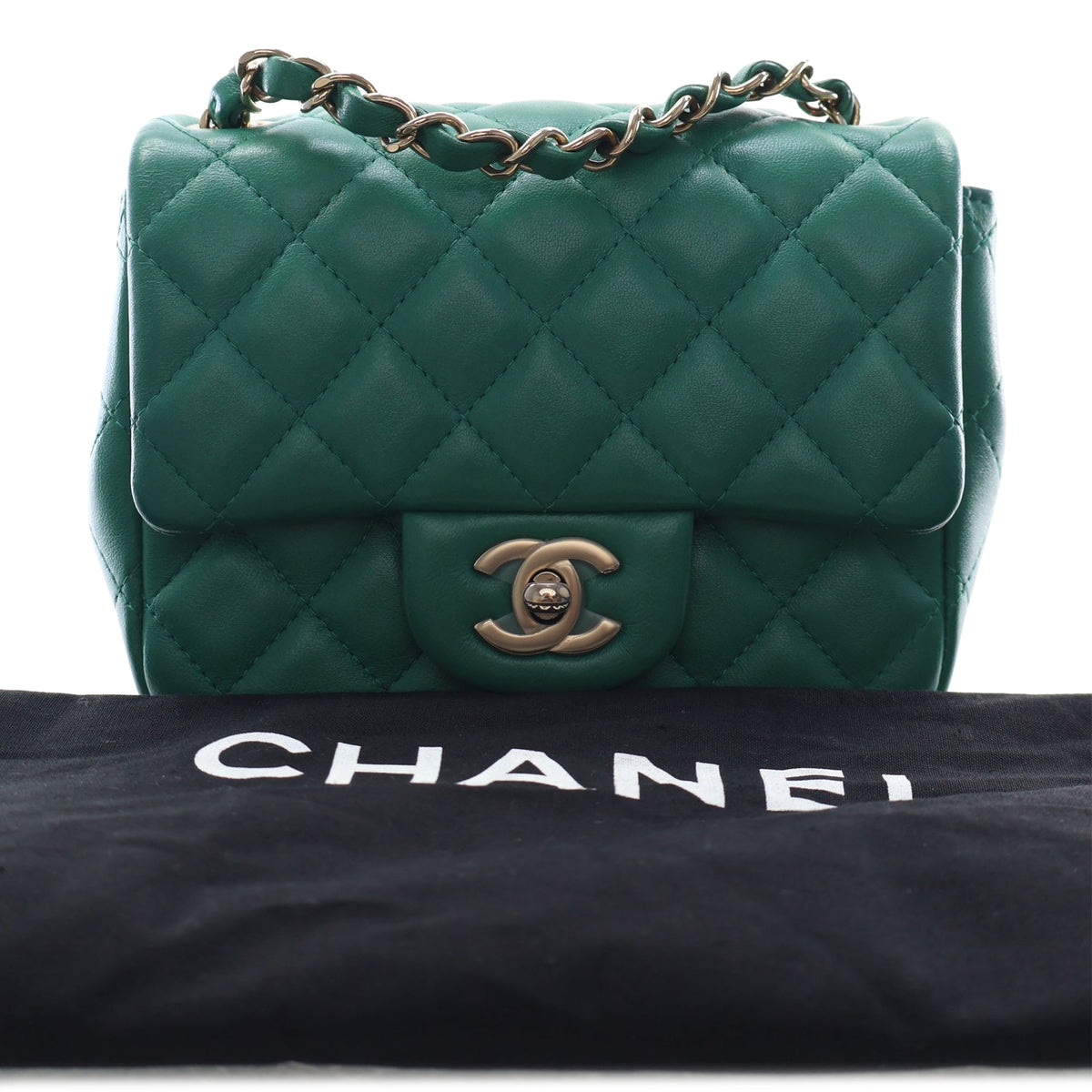 Chanel Mini Square Classic Lambskin Single Flap