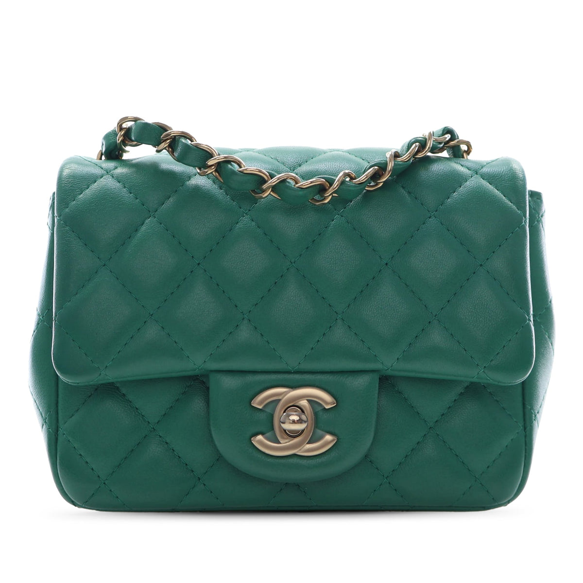 Chanel Mini Square Classic Lambskin Single Flap