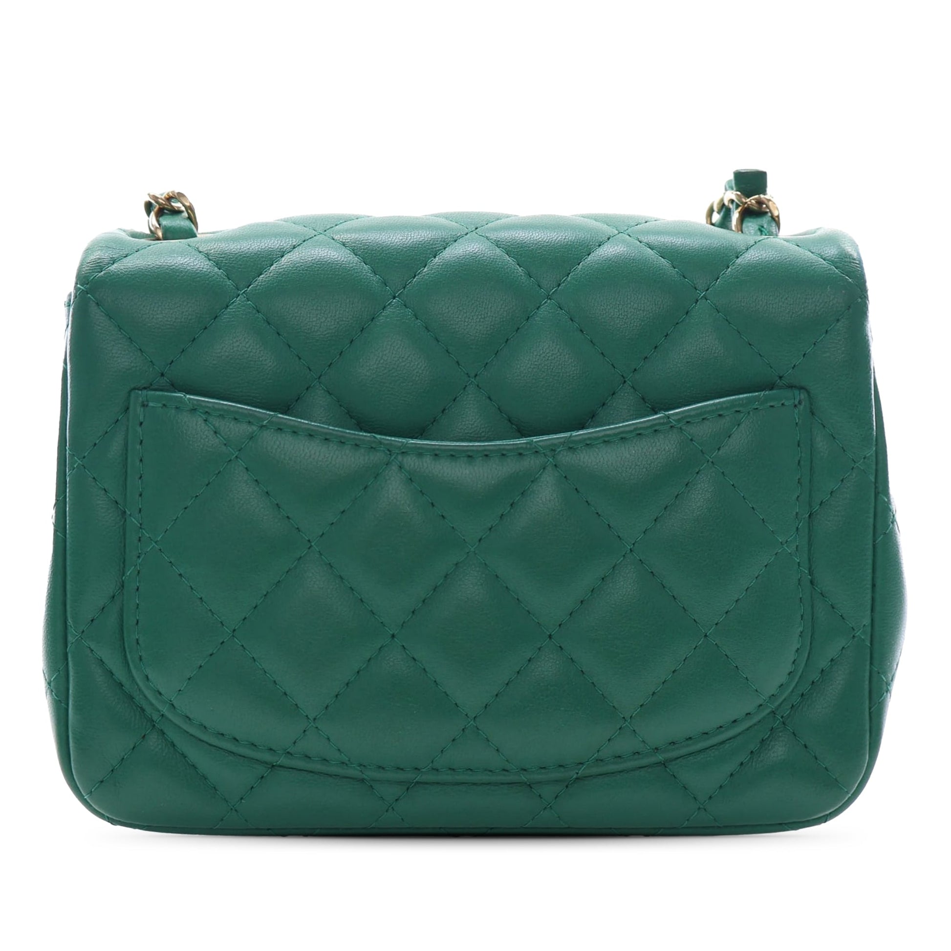 Chanel Mini Square Classic Lambskin Single Flap