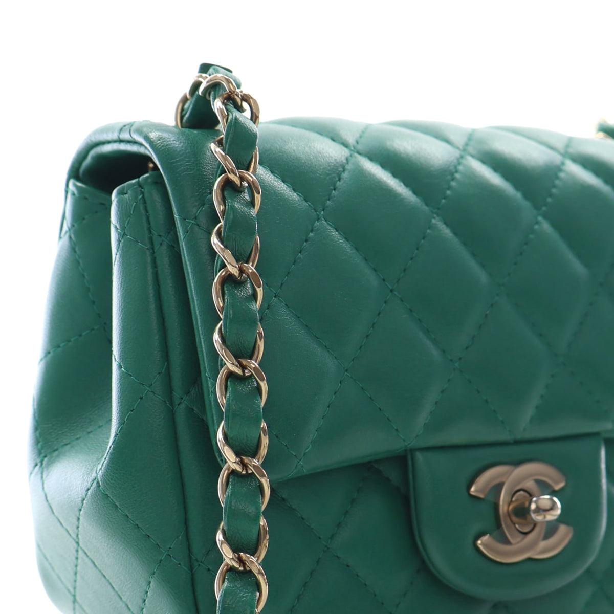 Chanel Mini Square Classic Lambskin Single Flap