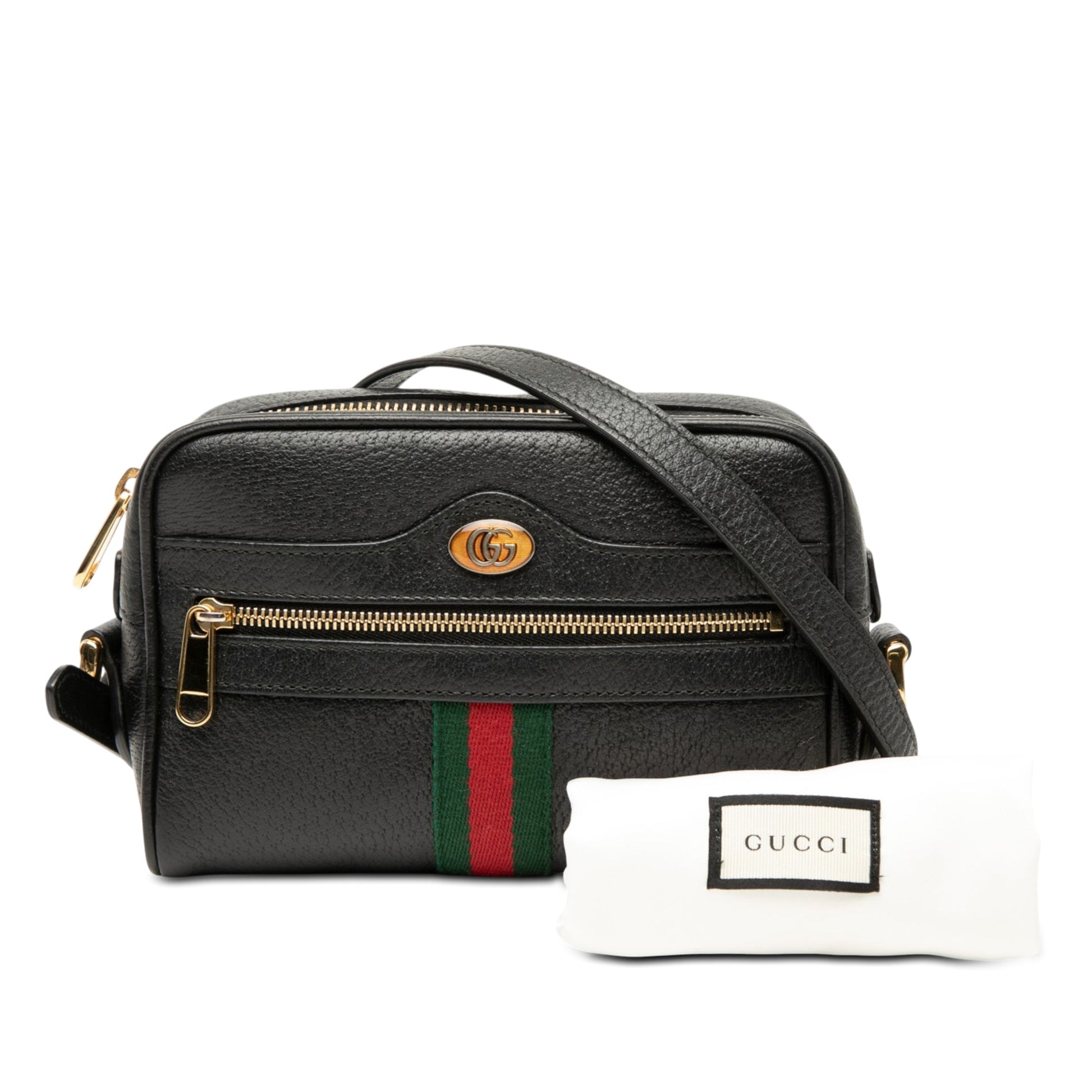 Gucci Mini Calfskin Web Ophidia Crossbody