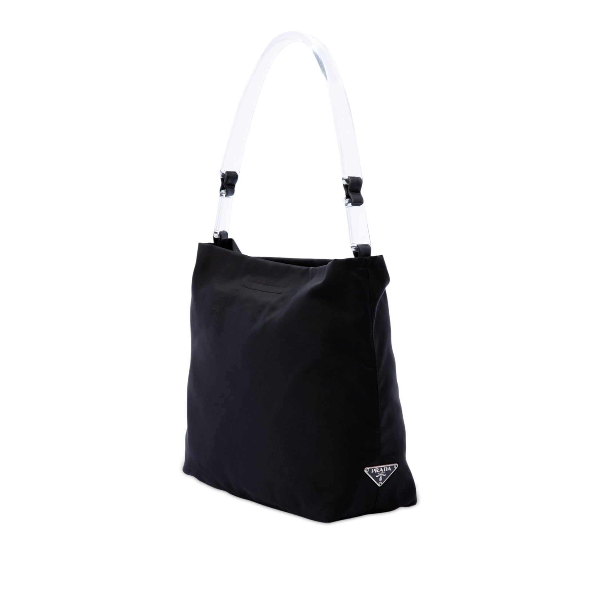 Prada Tessuto Acrylic Handle Bag