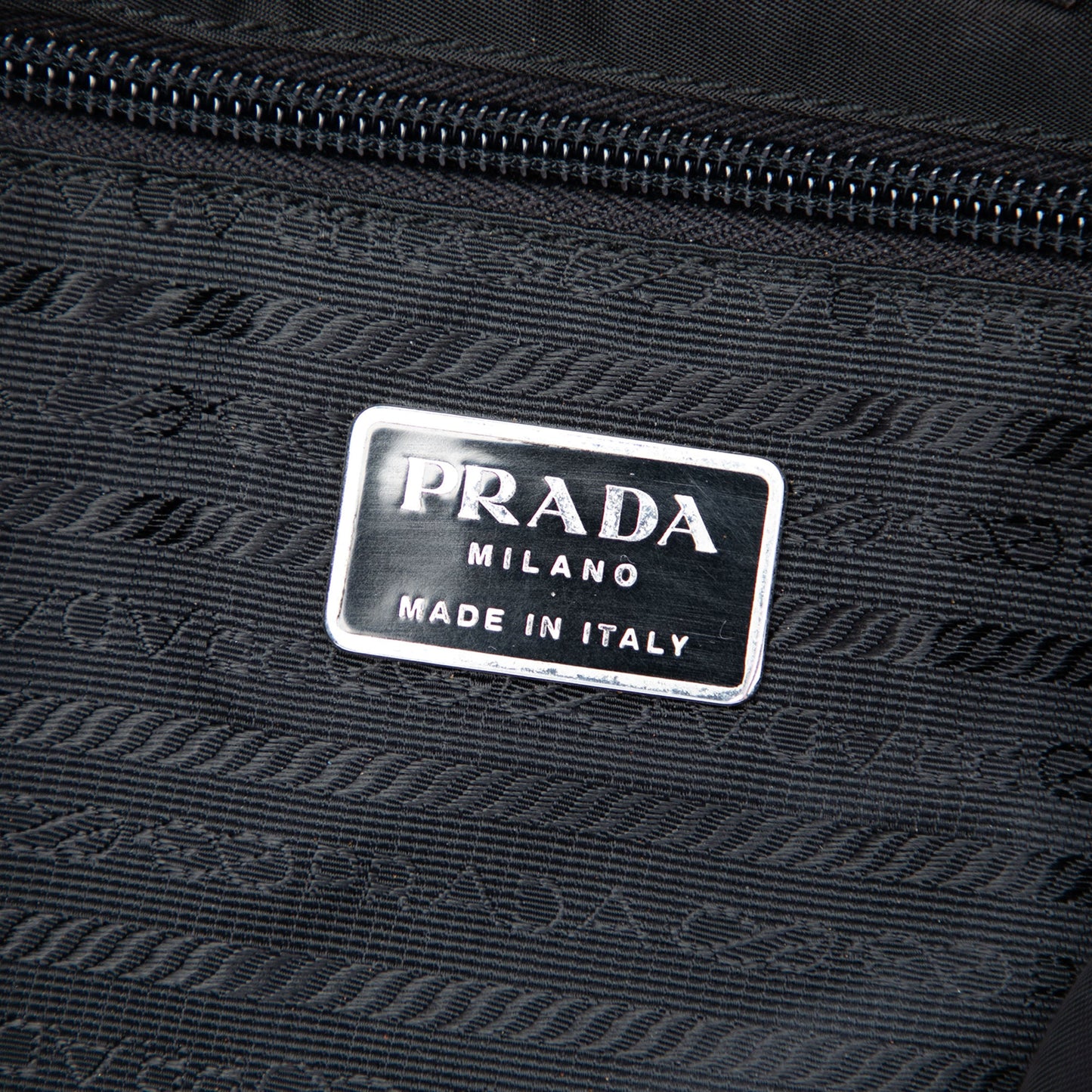 Prada Tessuto Acrylic Handle Bag