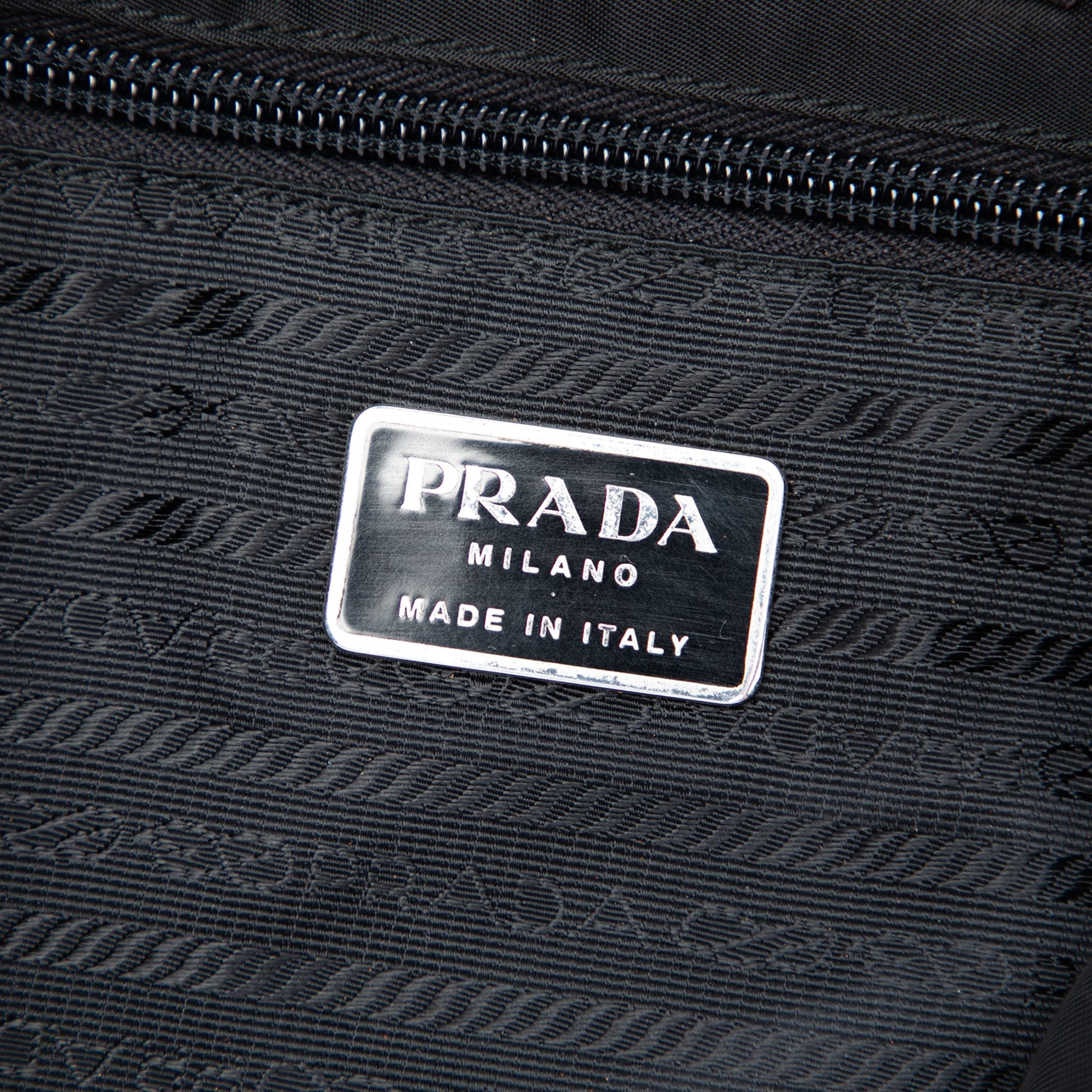 Prada Tessuto Acrylic Handle Bag