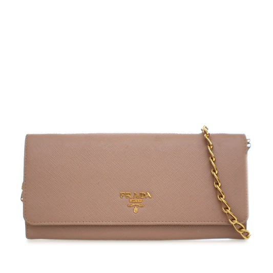 Prada Saffiano Wallet on Chain